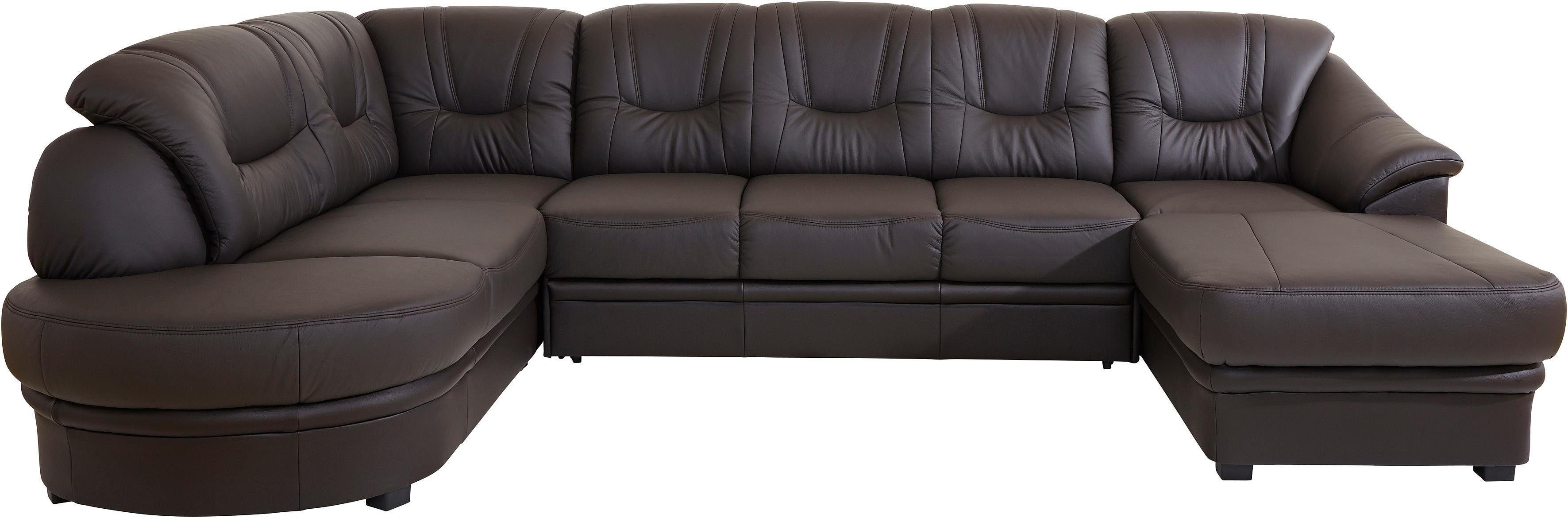 sit&more Wohnlandschaft Savoni U-Form, wahlweise mit Bettfunktion