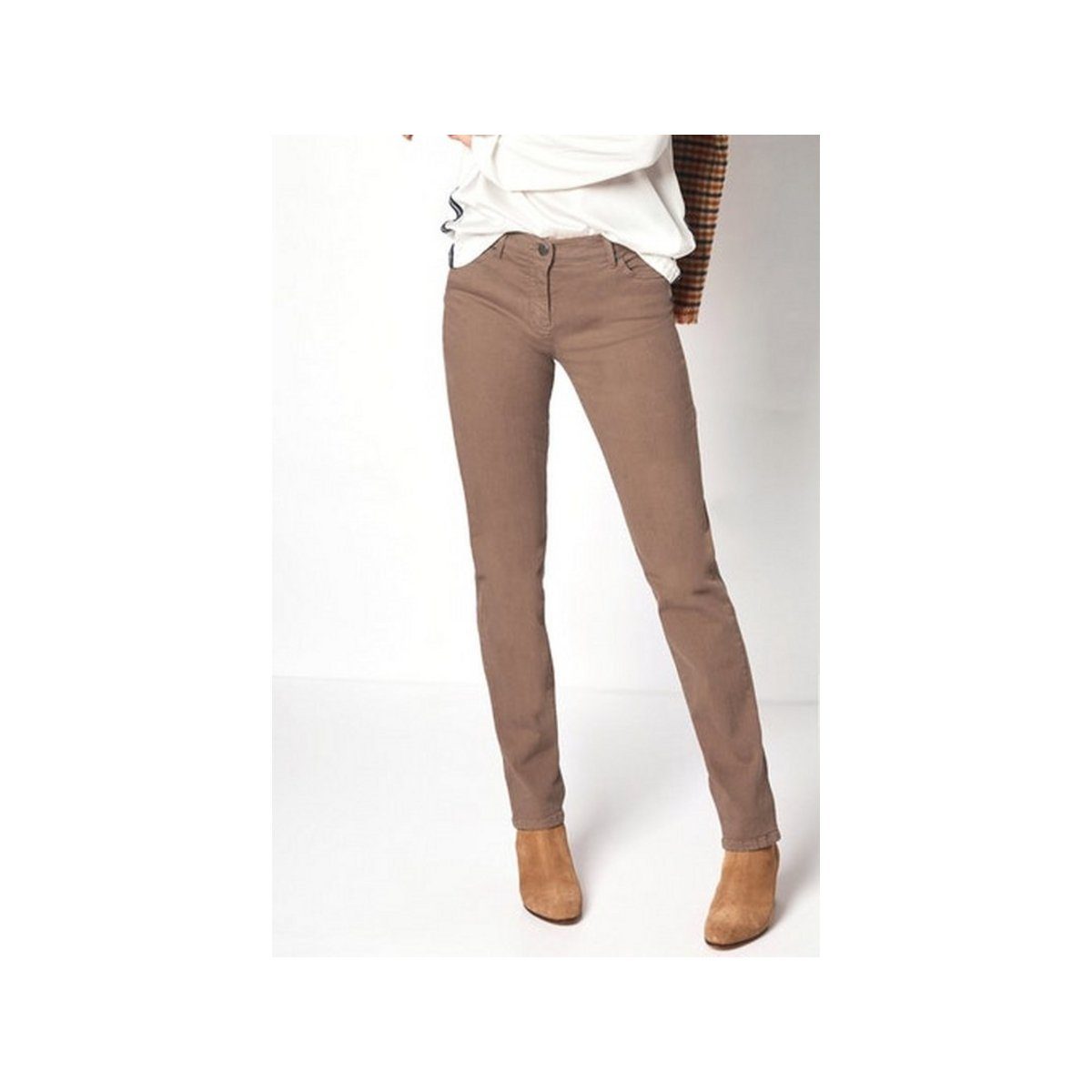 TONI Shorts (1-tlg) regular mittel-braun