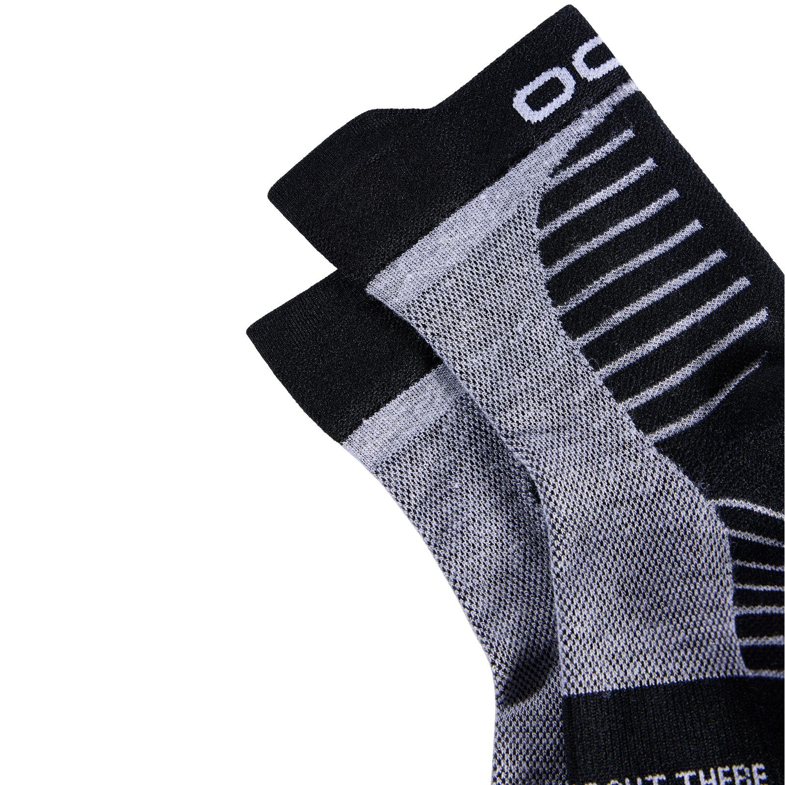 Odlo Laufsocken Merino Trail Socks quarter black 764040-15000 Socken aus Merinomix für alles abseits befestigter Wege