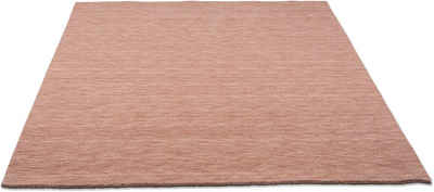 Wollteppich Karchau, Home affaire, rechteckig, Höhe: 13 mm, Handweb Teppich, meliert, reine Wolle, handgewebt, brilliante Farben