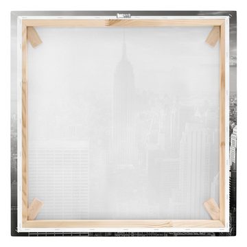 Bilderdepot24 Leinwandbild Skyline Stadt New York Manhattan Skyline braun Bild auf Leinwand XXL, Bild auf Leinwand; Leinwanddruck in vielen Größen