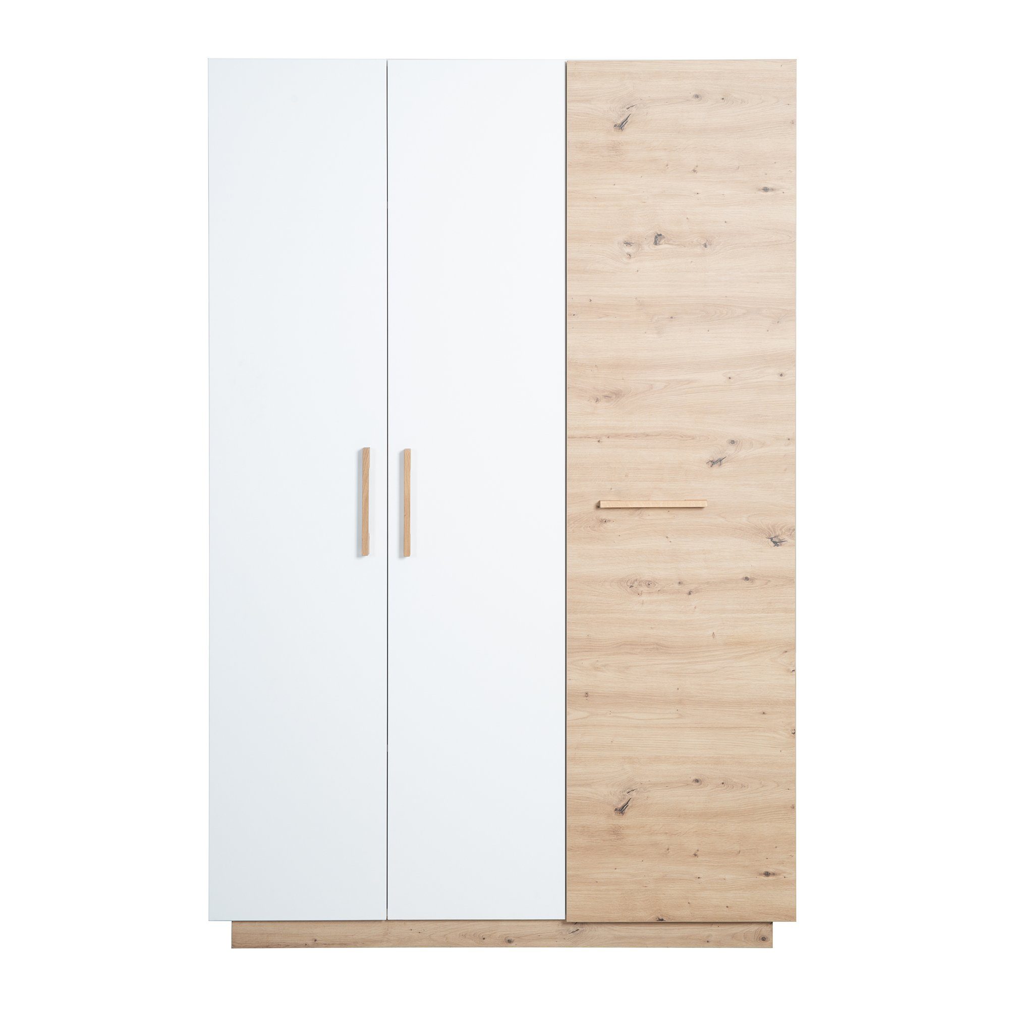 roba® Kinderkleiderschrank Lion Griffe aus massiver Eiche