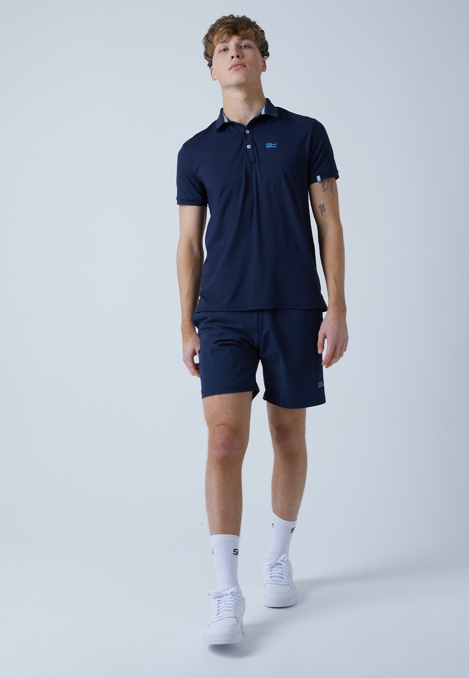 Polo navy Herren SPORTKIND Shirt & Funktionsshirt Kurzarm blau Golf Jungen
