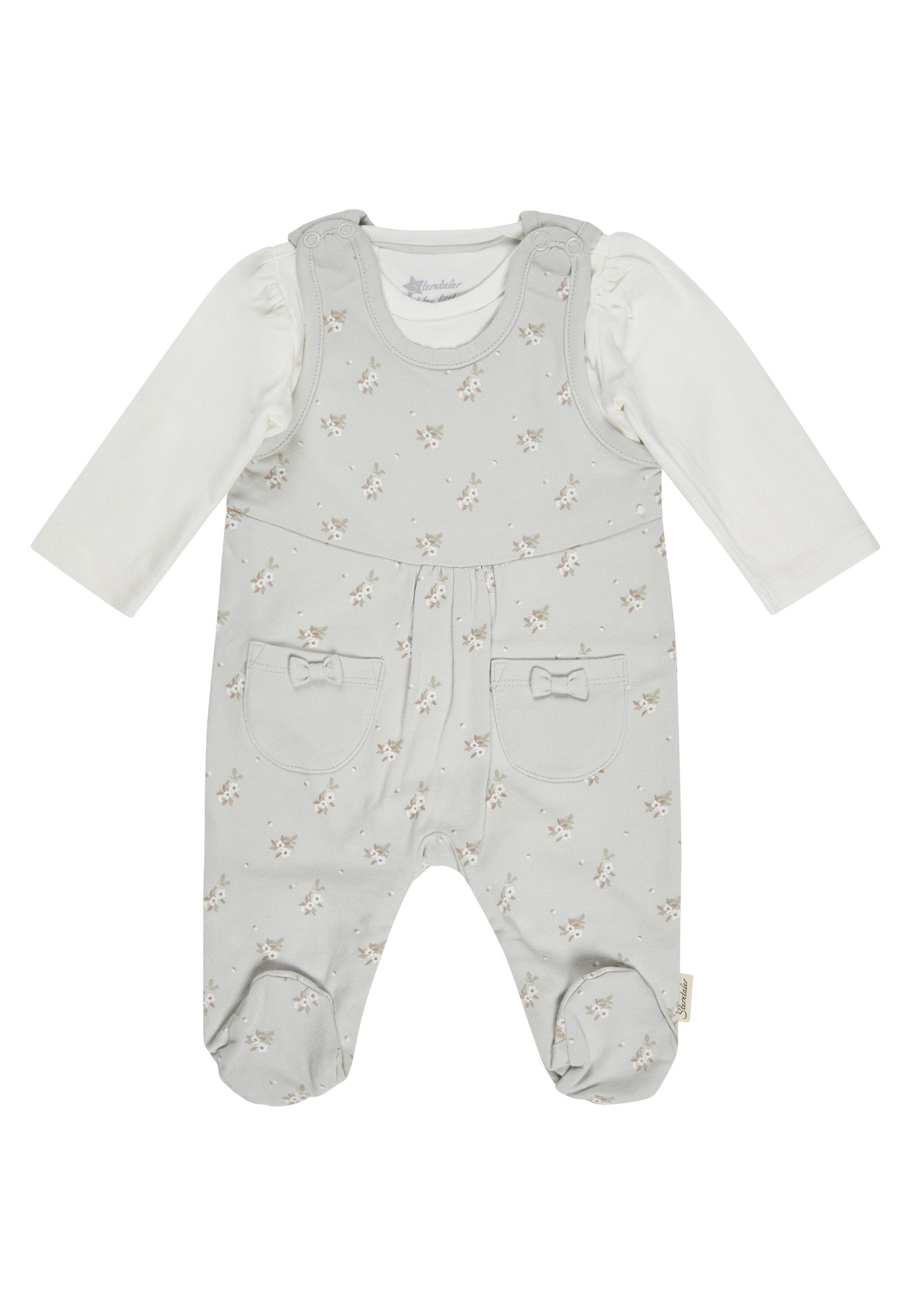 Sterntaler® Strampler Strampler-Set Jersey Blumen (2-tlg., Set)