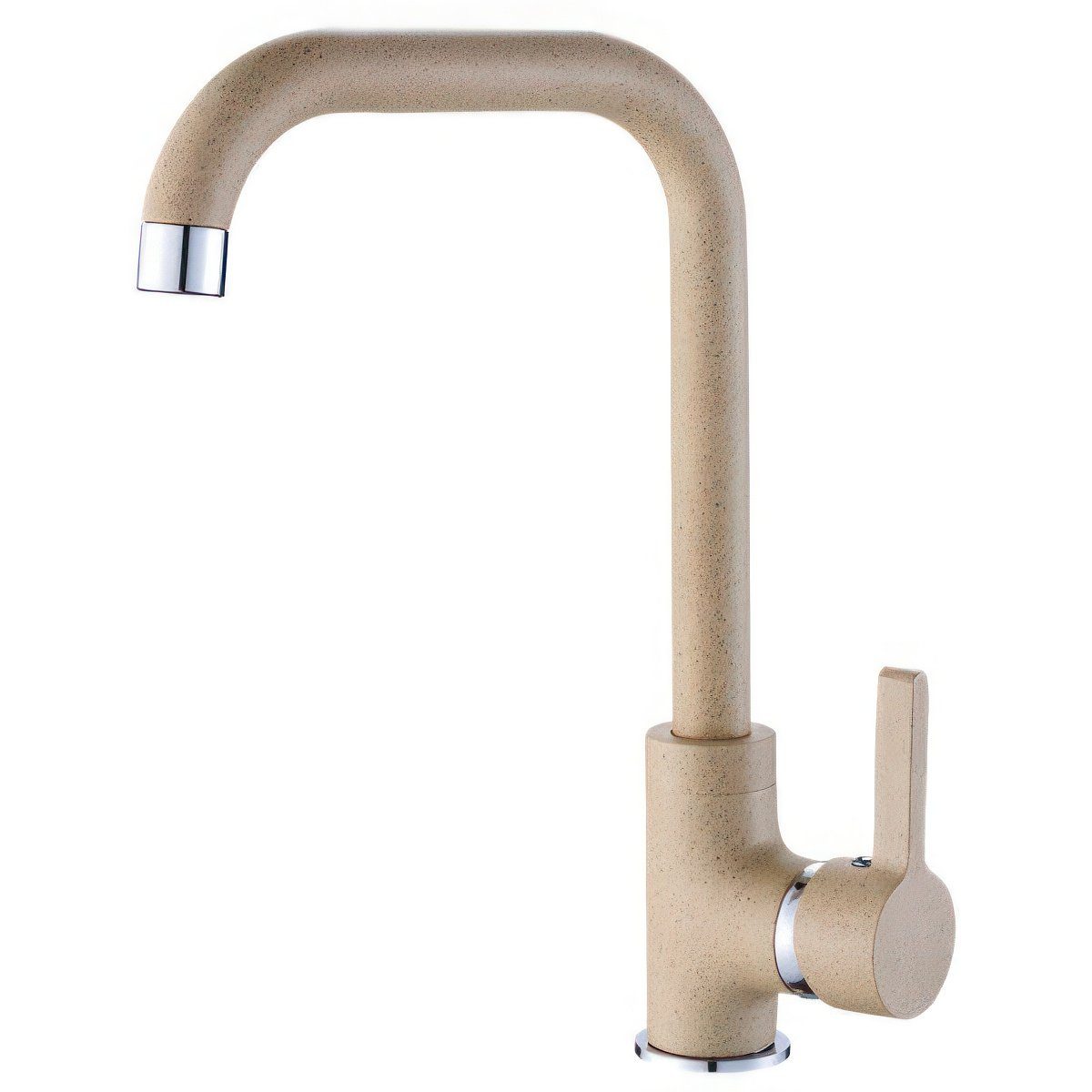 KOLMAN Küchenarmatur LENA Wasserhahn Mischbatterie für Küche in Beige