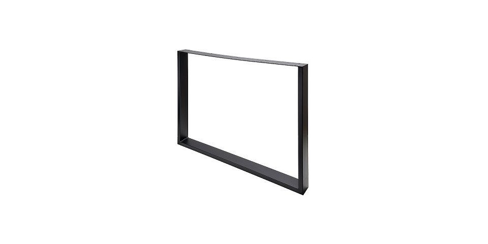 Hettich Tischbein Hettich Tischgestell U 90 x 71 cm Stahl schwarz -