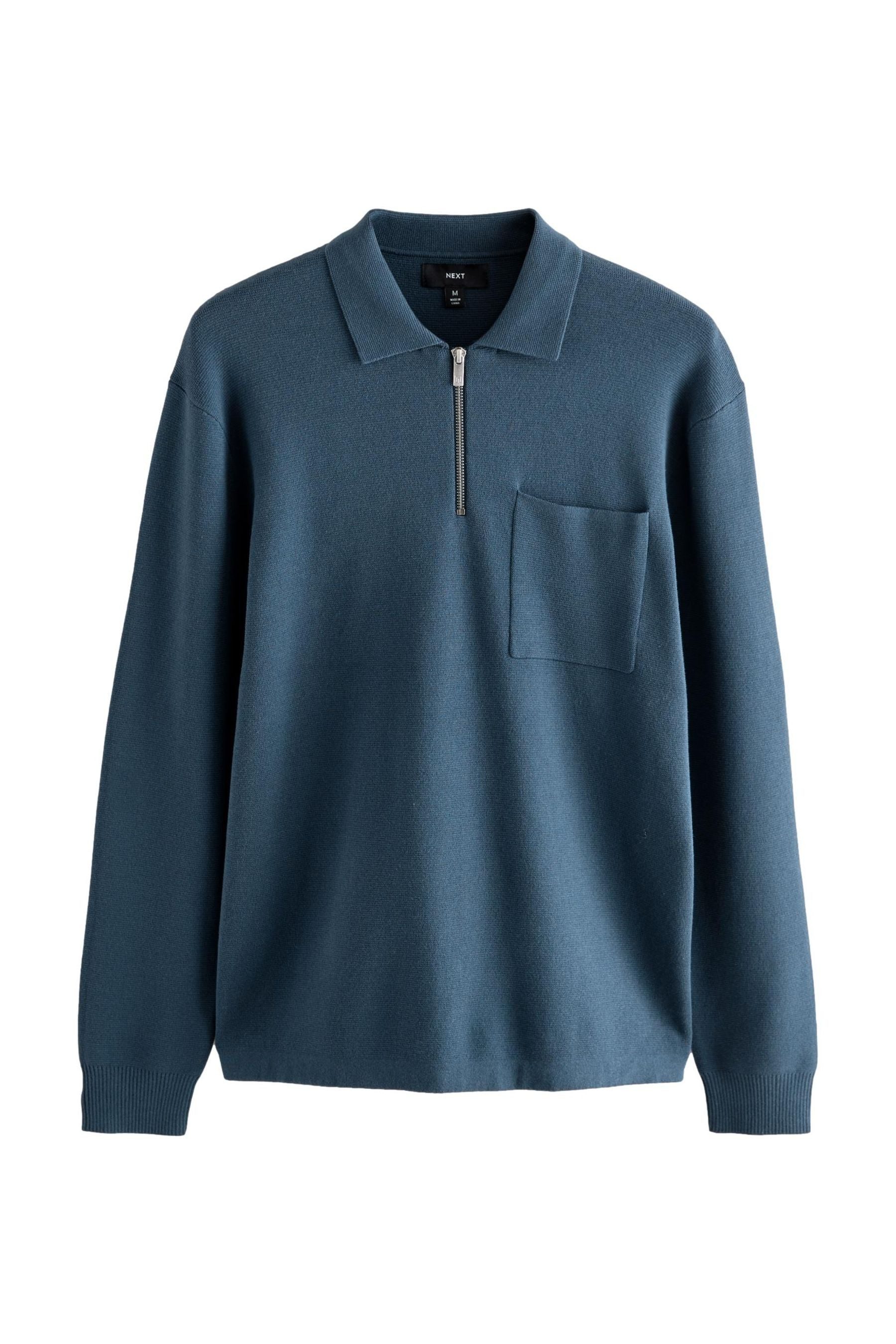 Next Langarm-Poloshirt Regular Fit Strick-Poloshirt mit günstig online kaufen