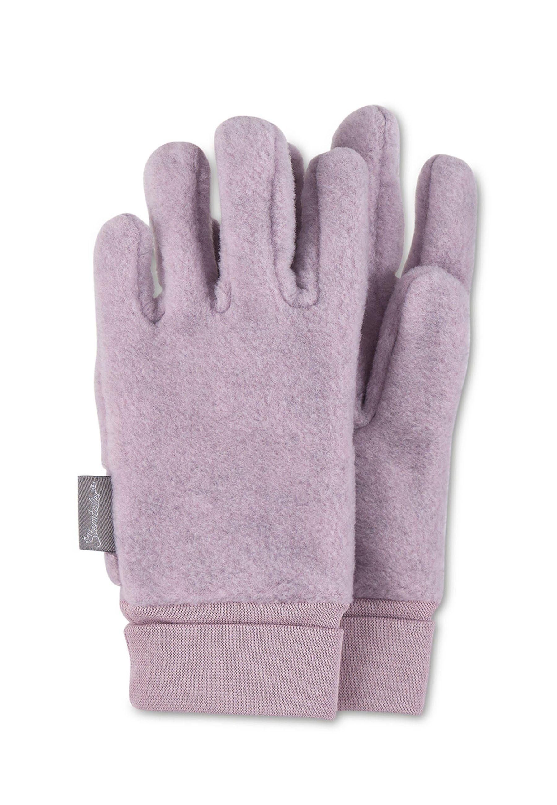 Sterntaler® Fleecehandschuhe Fingerhandschuhe uni (1-St) aus Mircofleece und elastischem Bündchen