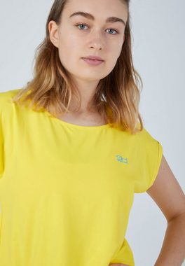 SPORTKIND Funktionsshirt Tennis Loose Fit Shirt Mädchen & Damen gelb