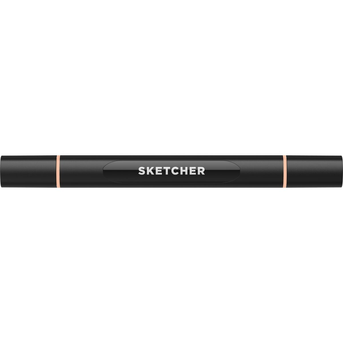Filzstift Twinmarker Sketcher brush+chisel O 040 aprikose.