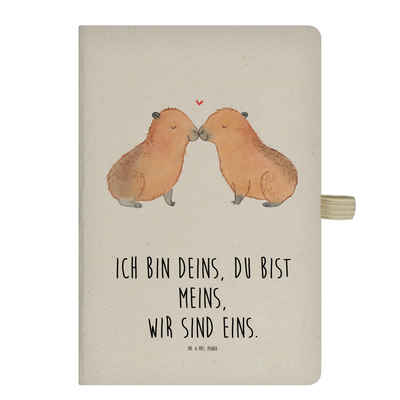 Mr. & Mrs. Panda Notizbuch Capybara Liebe - Transparent - Geschenk, Journal, Notizen, Liebesbewe Mr. & Mrs. Panda, Edel bedruckt
