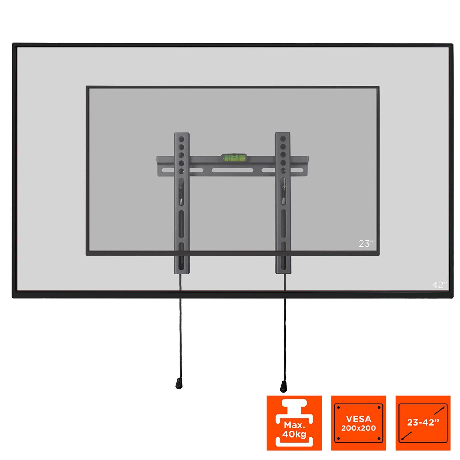 42 TV-Wandhalterung, 200 Fixed-4225 Zoll, x 200) VESA Celexon (bis max