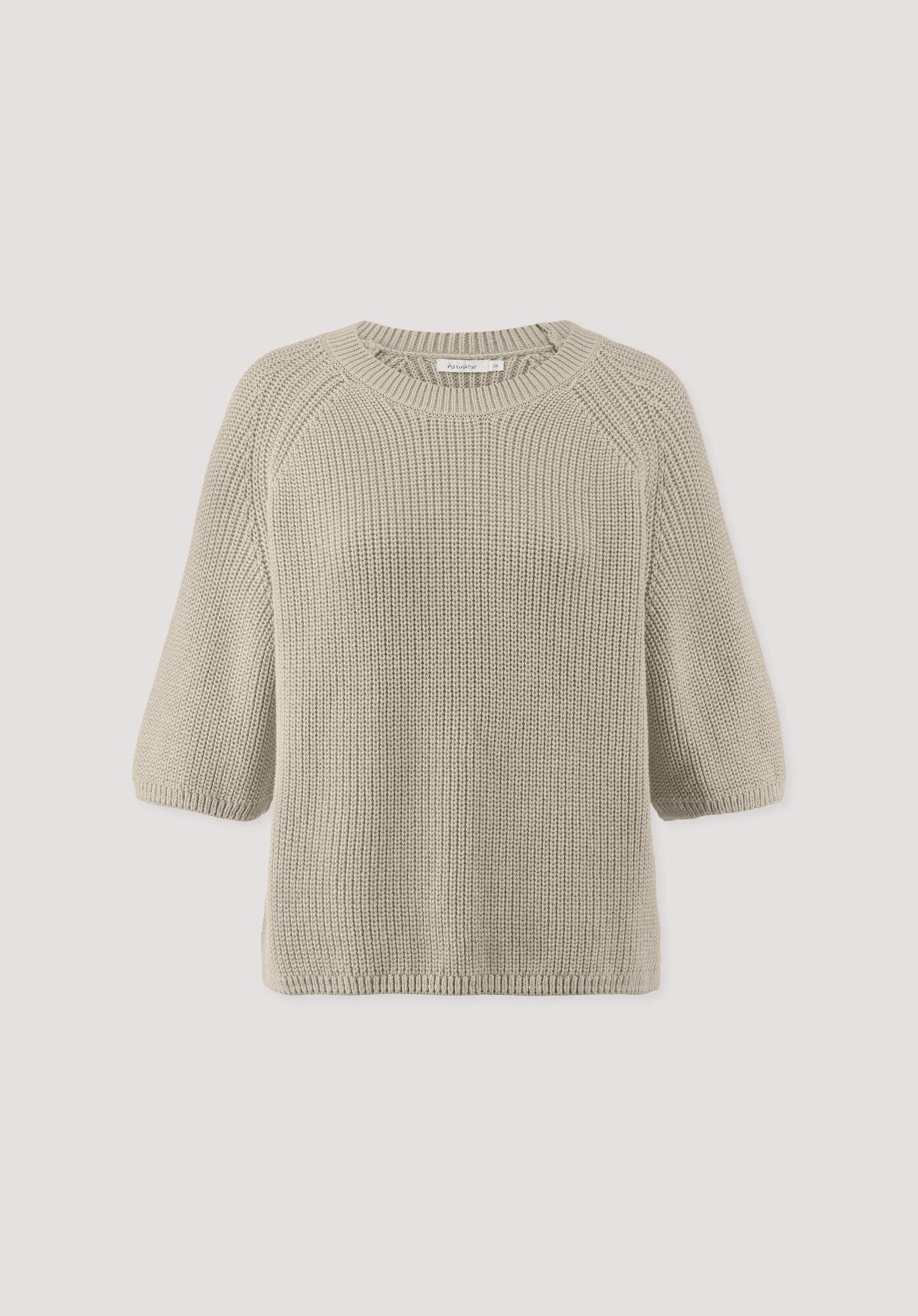 Hessnatur Strickpullover Relaxed aus reiner Bio-Baumwolle günstig online kaufen