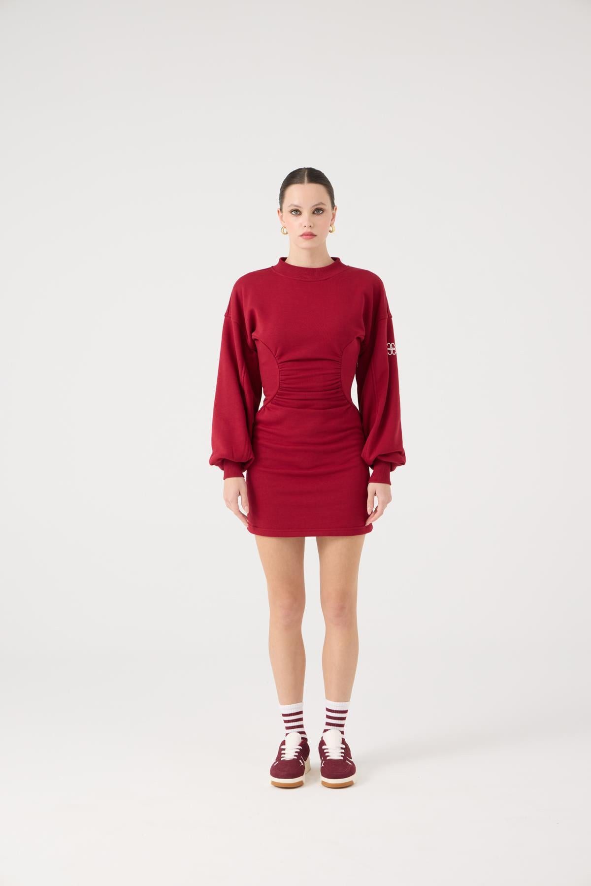 HOLLY LOLLY Midikleid Mini Nancy Kleid mit Taillenschnitt