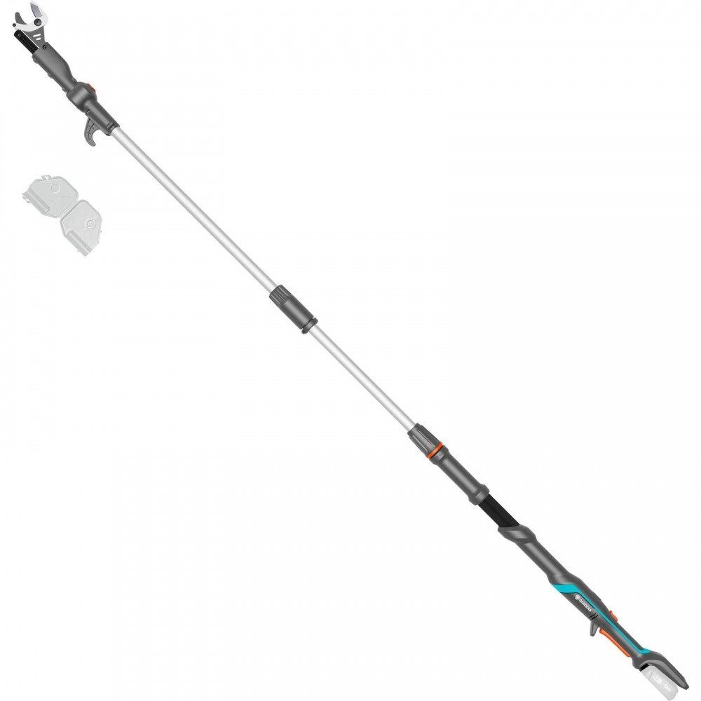 GARDENA Grasschere Gardena Akku-Baumschere HighCut 250 für hohe Äste., (Akku-Baumschere für Höhen bis 4 m geeignet)