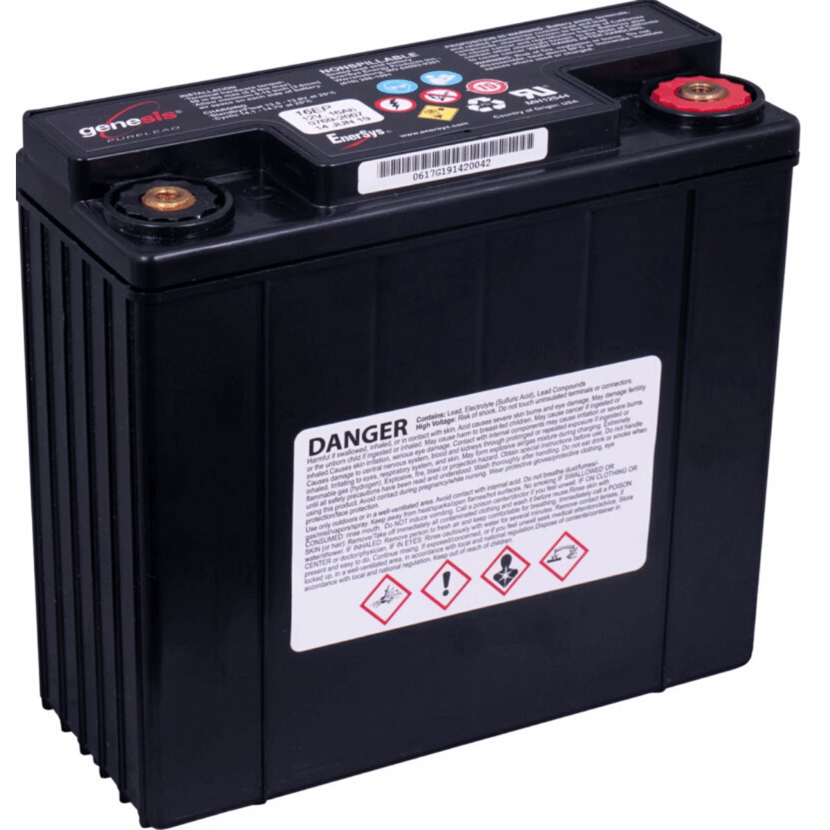 Hawker EnerSys EnerSys Genesis 12EP16 16Ah Batterie, (12 V)