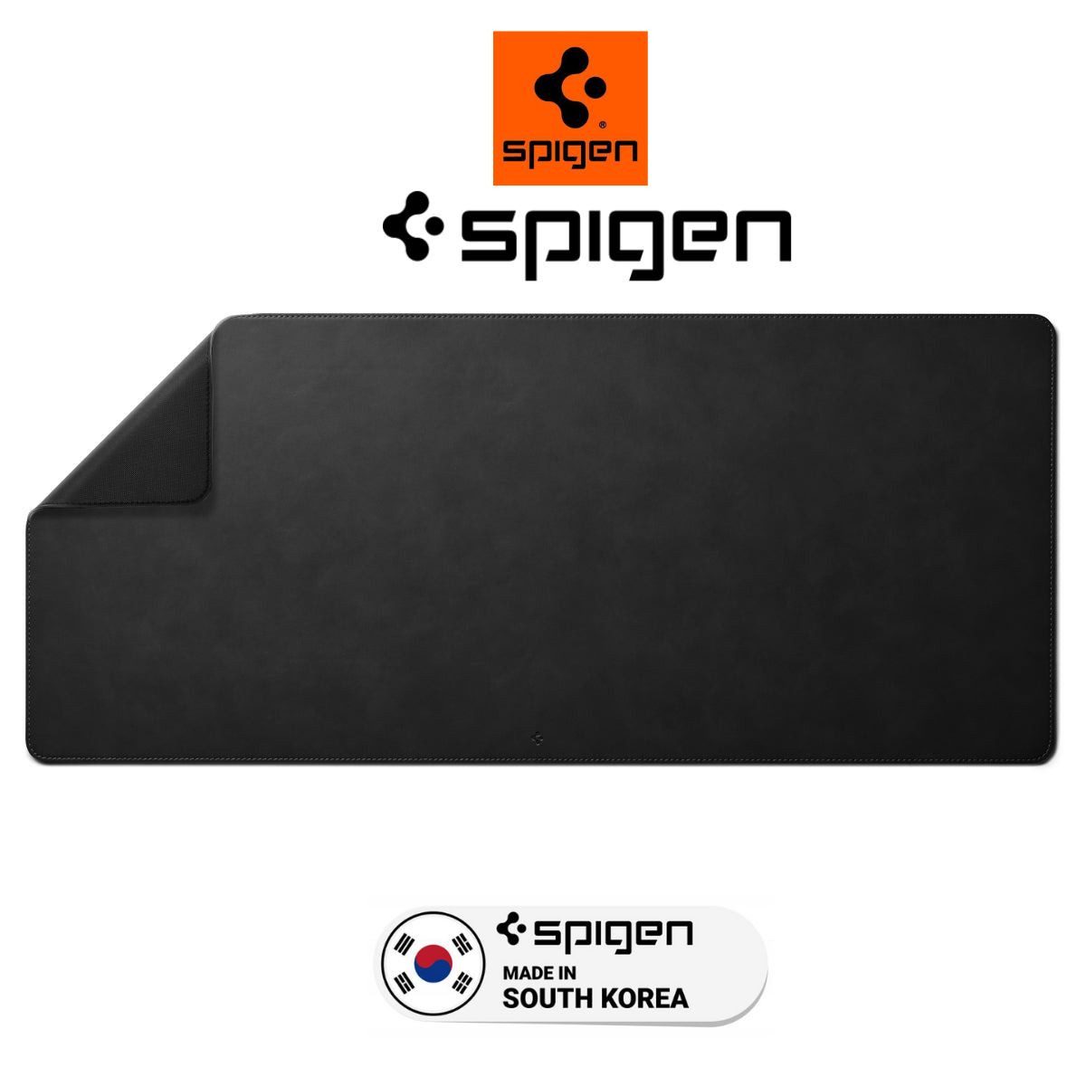 Spigen Schreibtischunterlage XXL Schreibtischunterlage 900 × 450 mm Mauspad Vegan Leder Wasserfest, (Schreibtischunterlage, 1 tlg., XXL Schreibtischunterlage 90 × 45 cm)