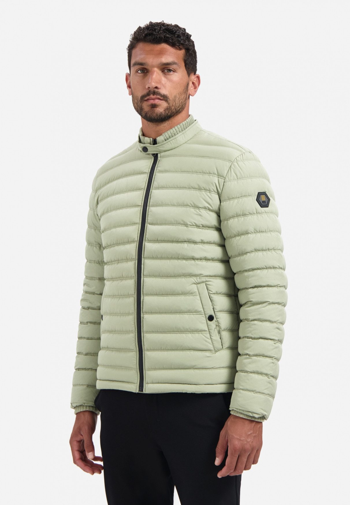 NO EXCESS Steppjacke No Excess Steppjacke Jacket Short Fit Padded