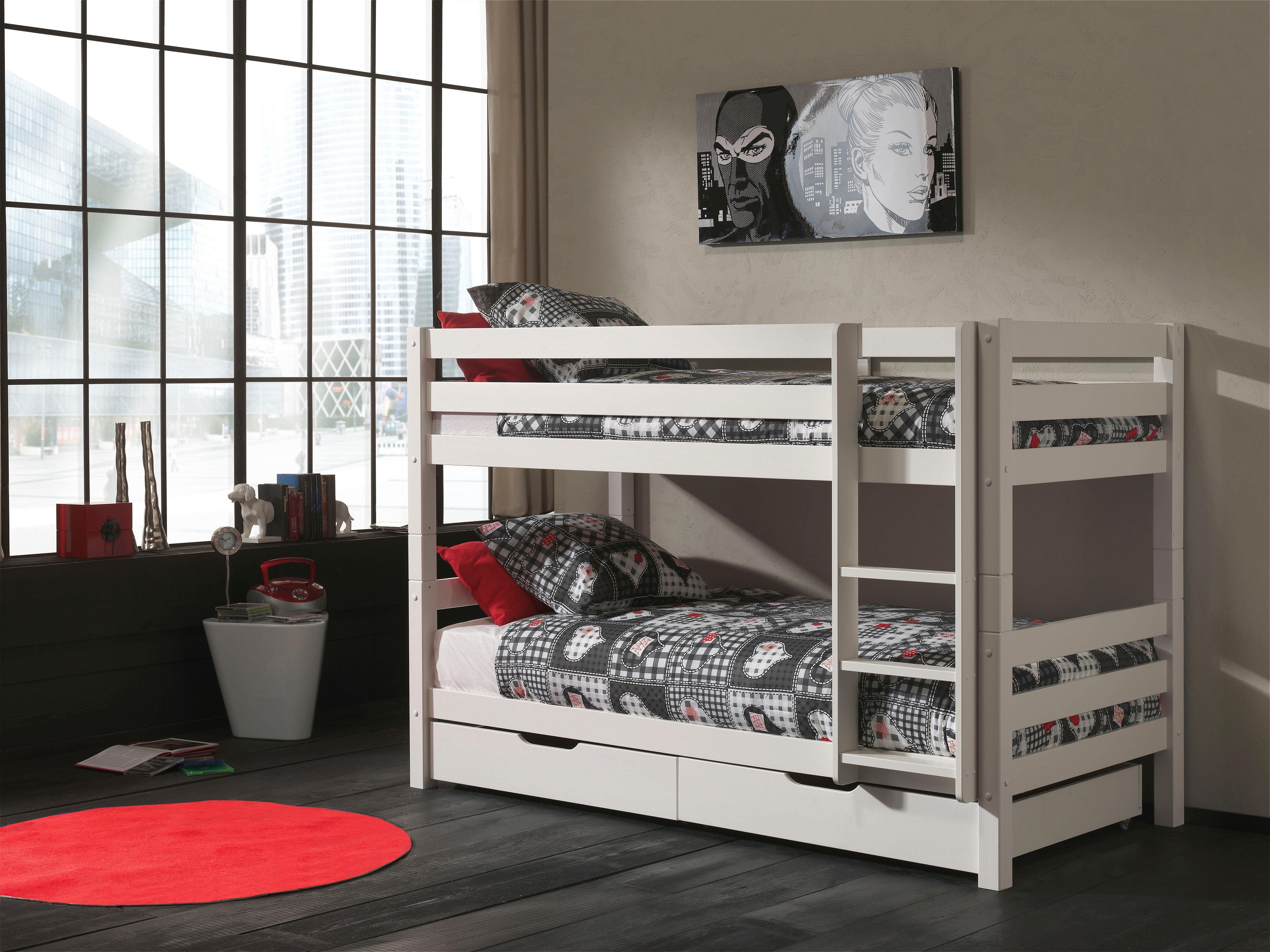 Vipack Etagenbett "Pino, Kiefer massiv, sehr standfest, Made in Europe", (B günstig online kaufen