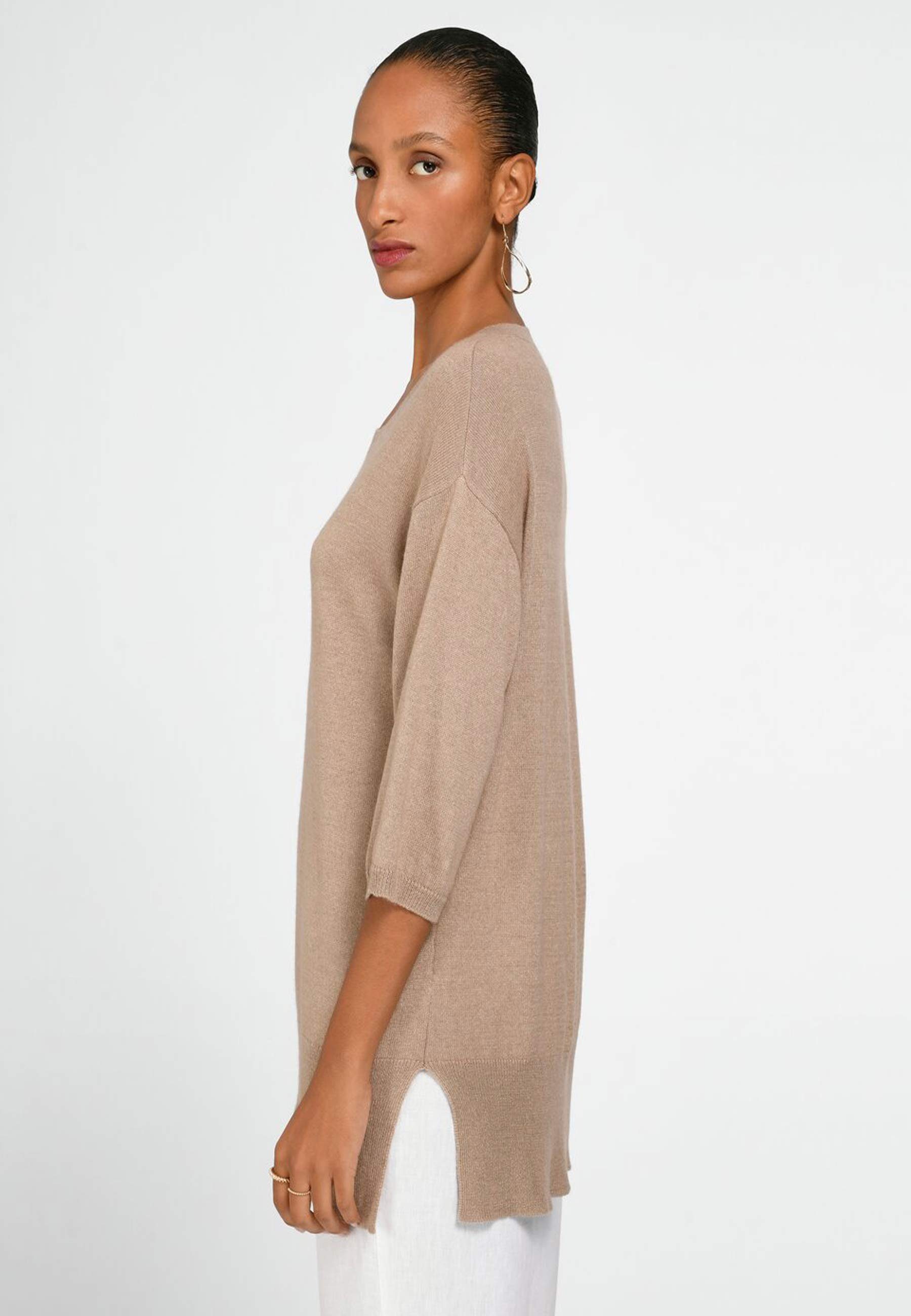 Strickpullover Silk taupe include
