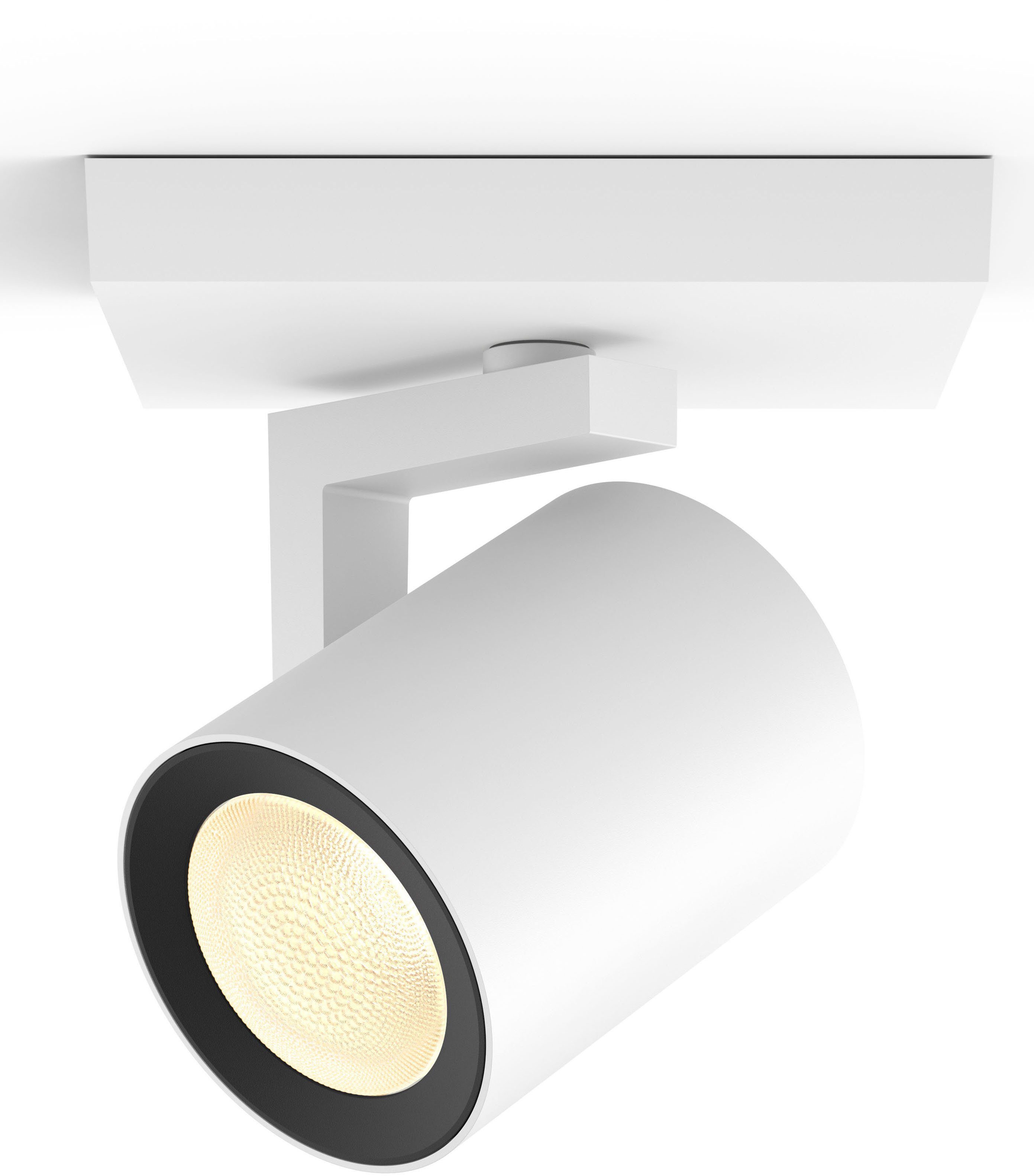 Philips Hue LED Deckenspot Argenta, Smart Extra-Warmweiß, Neutralweiß, wechselbar, Leuchtmittel Home, Warmweiß Kaltweiß, Tageslichtweiß