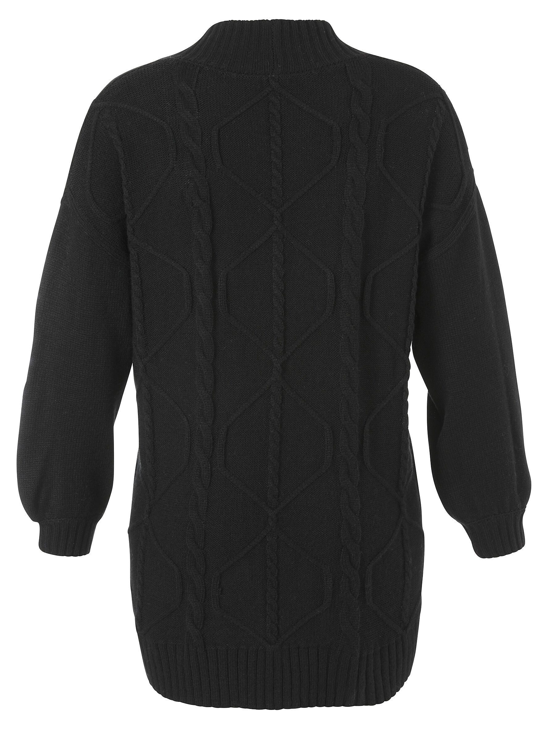 FRAPP Cardigan mit eingestricktem Muster