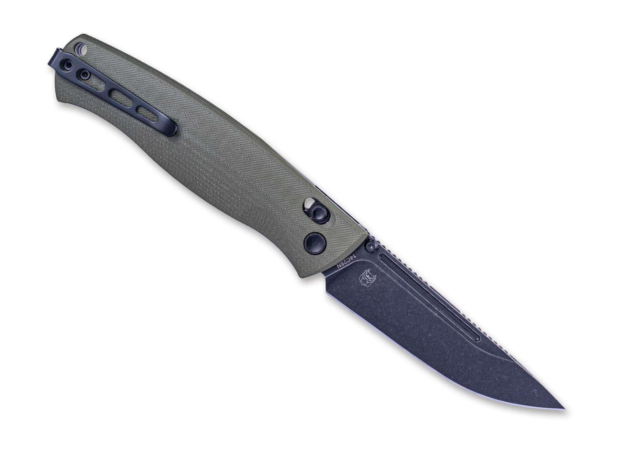 Real Steel Taschenmesser Taschenmesser Pathfinder FFG G10 Green BW