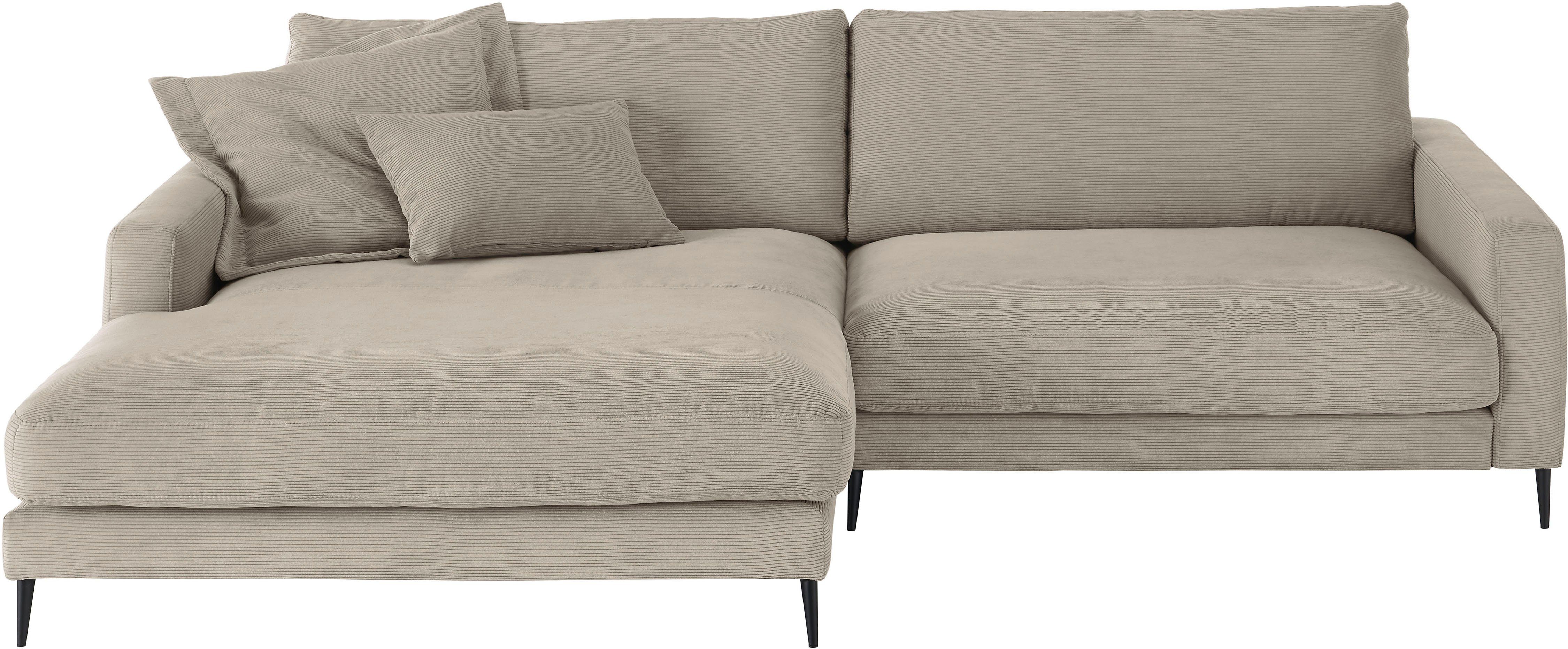 INOSIGN Ecksofa Downtown, B/T/H: 272/190/84 cm günstig online kaufen