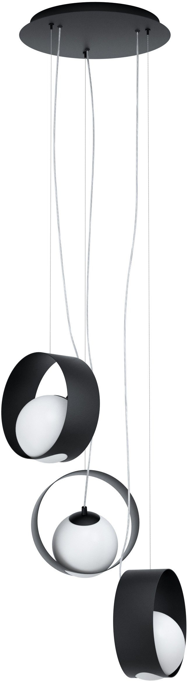 EGLO Pendelleuchte CAMARGO, Dimmfunktion, ohne Leuchtmittel, Hängeleuchte, Hängelampe, dimmbar