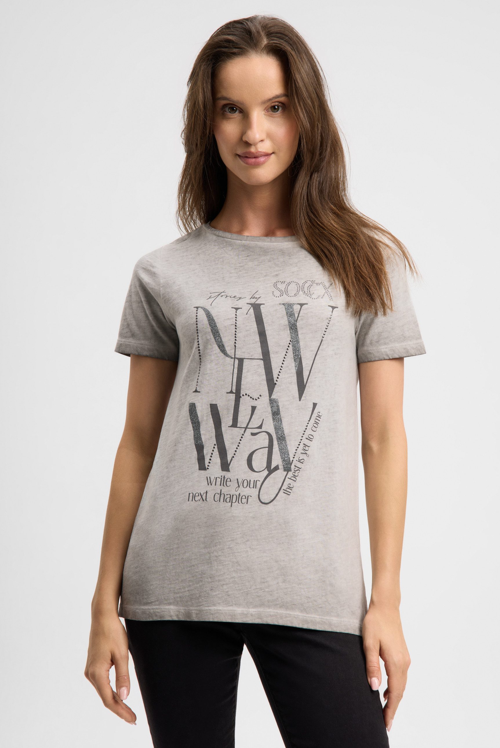 SOCCX Rundhalsshirt aus Baumwolle