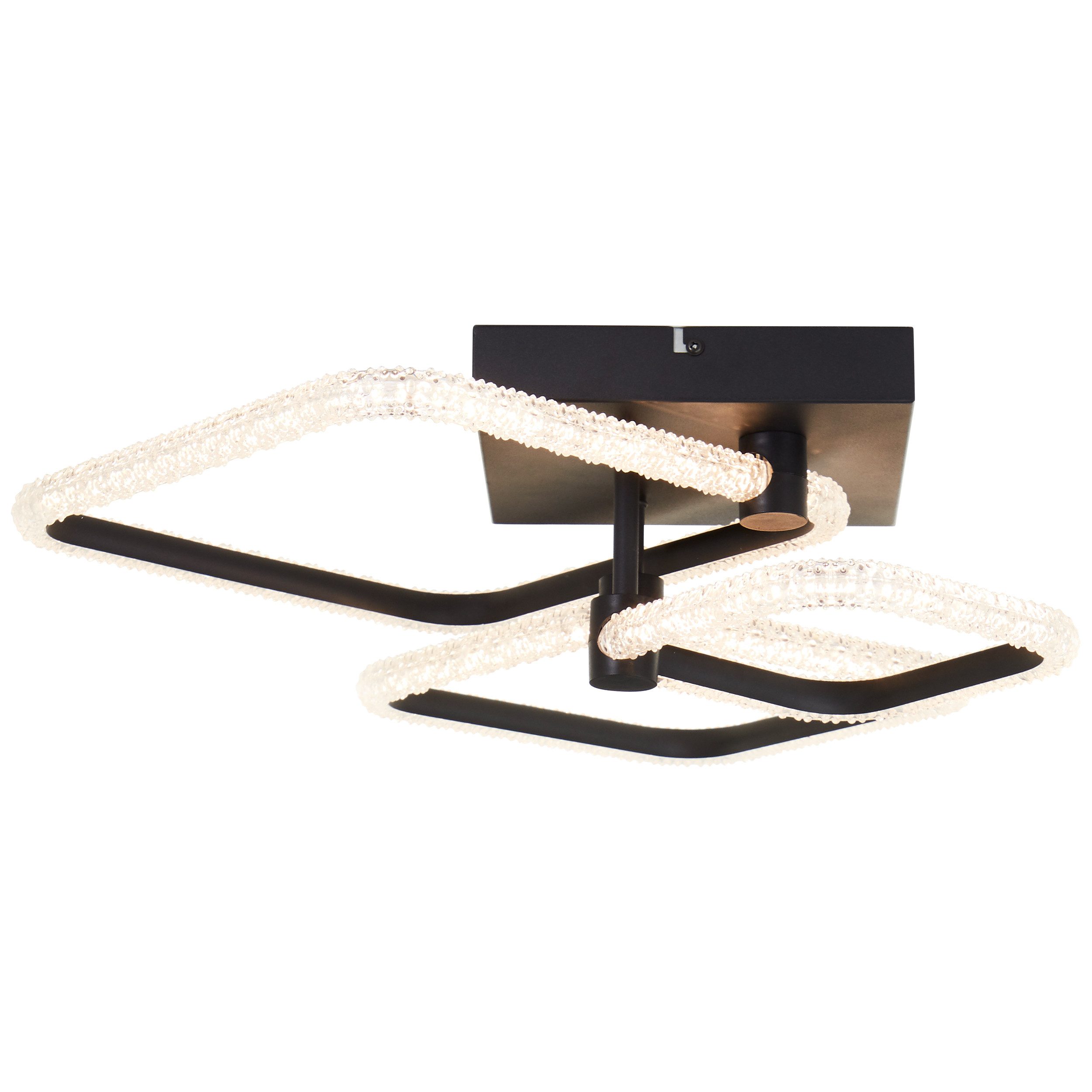 Brilliant LED Deckenleuchte Aydin, CCT - über Fernbedienung, Dimmfunktion, LED fest integriert, warmweiß - kaltweiß, 4700 lm, 3000-7000 K
