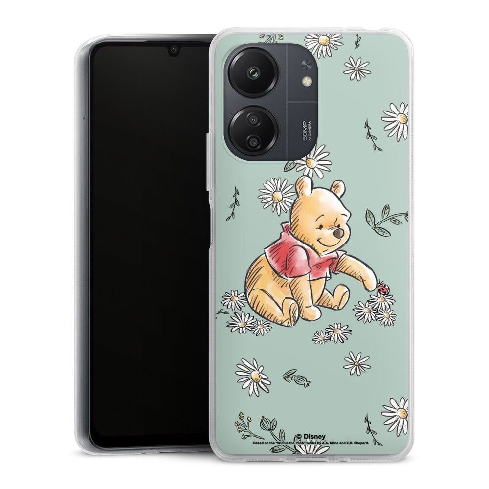 DeinDesign Handyhülle Winnie Puuh Disney Offizielles Lizenzprodukt Daisy and Bug Love, Xiaomi Redmi 13C 4G Silikon Hülle Bumper Case Handy Schutzhülle