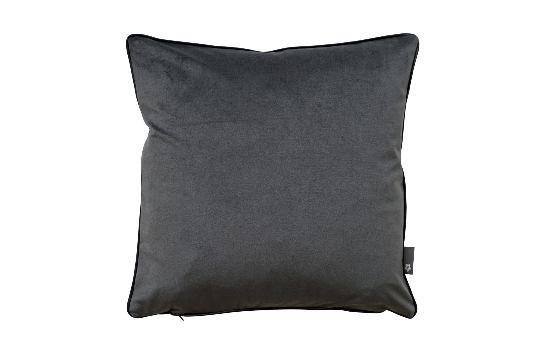 PICHLER Kissenhülle Samtkissen mit Keder uni Kissenhülle 2er Set 51 x 51 cm SALON Rechtec, (2 Stück), Kissenbezug für Dekokissen Zierkissen Kissenhülle