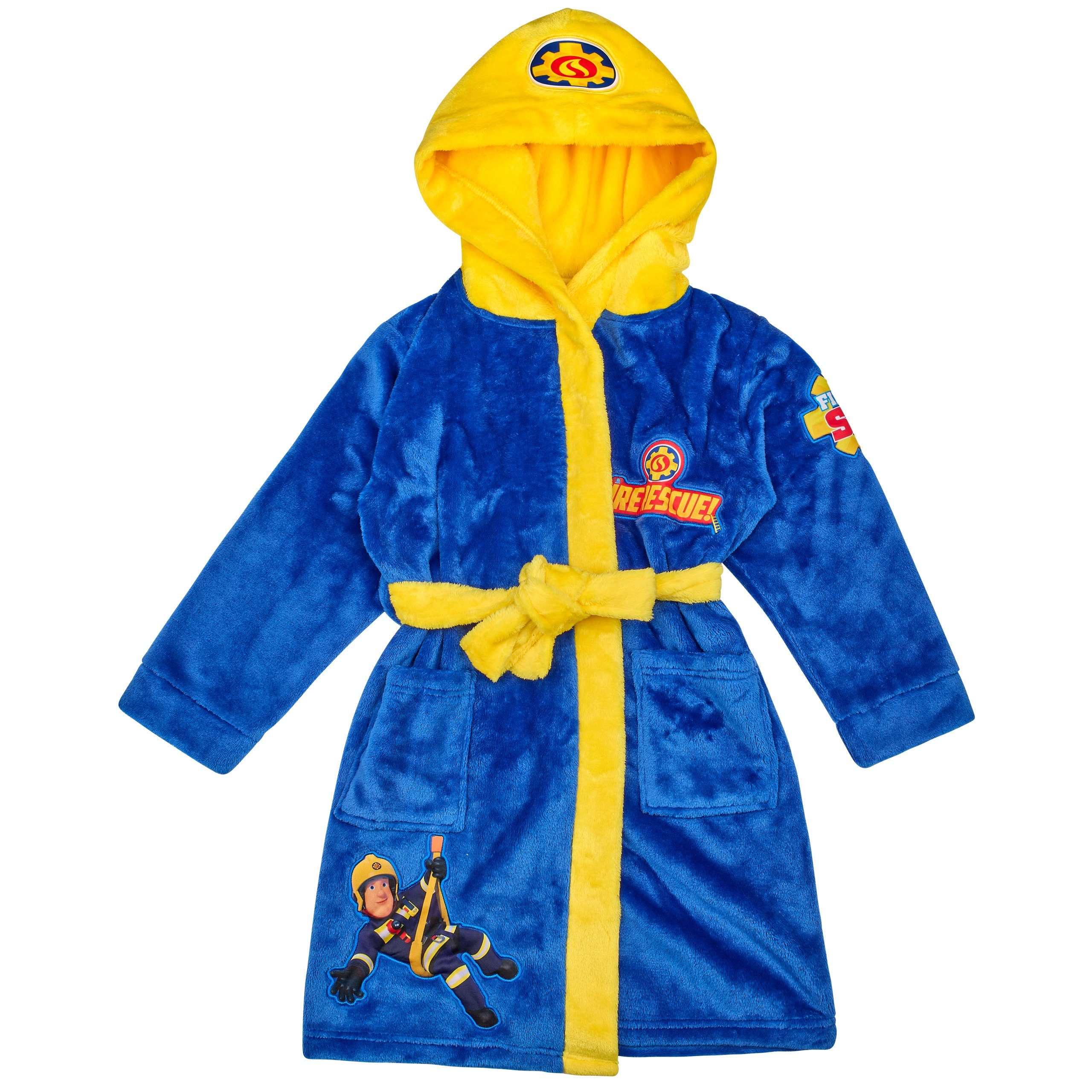 Feuerwehrmann Sam Kinderbademantel Feuerwehrmann Sam Bademantel