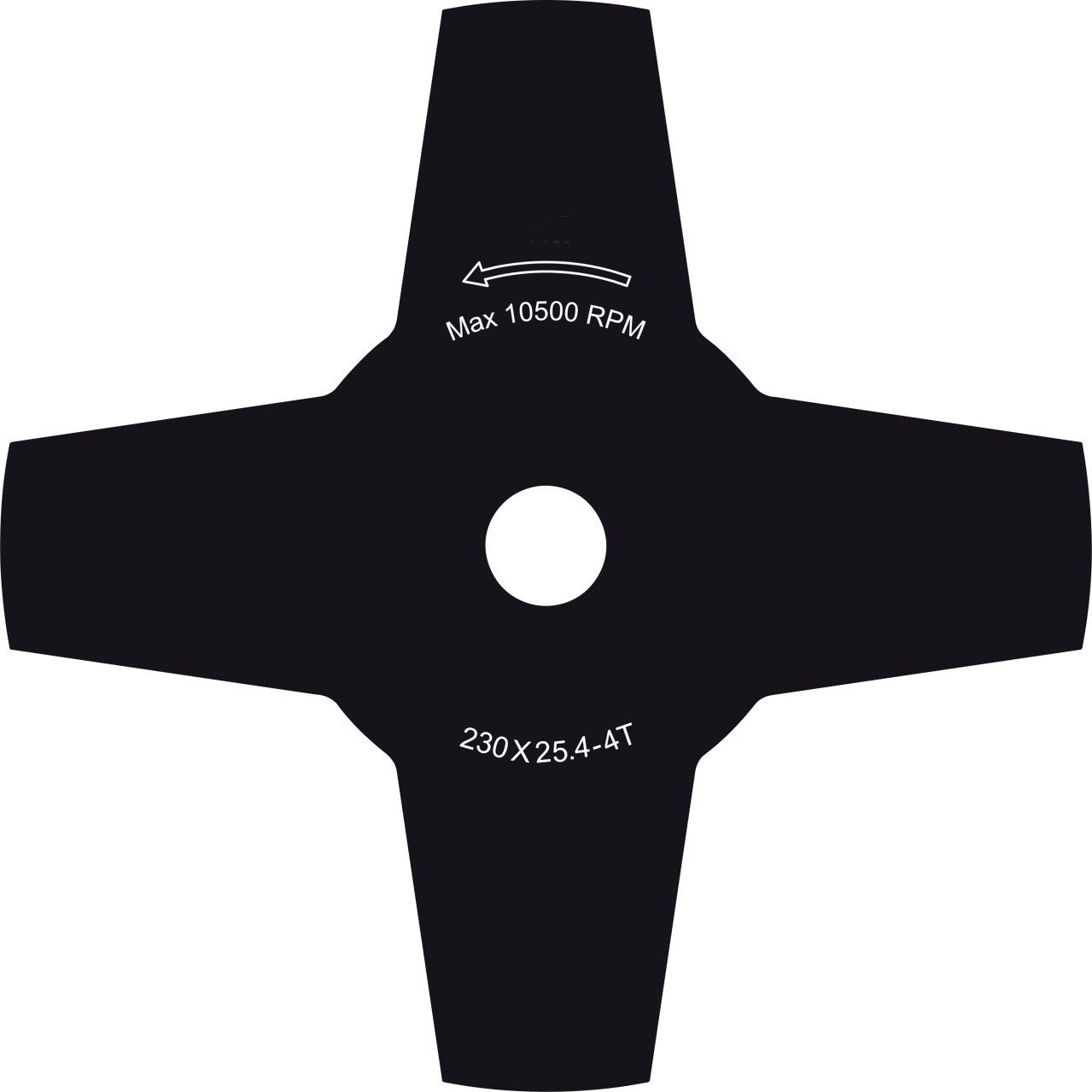 Primaster Rasentrimmer-Ersatzspule Primaster 4-Zahn-Ersatzmesser Ø 23 cm für
