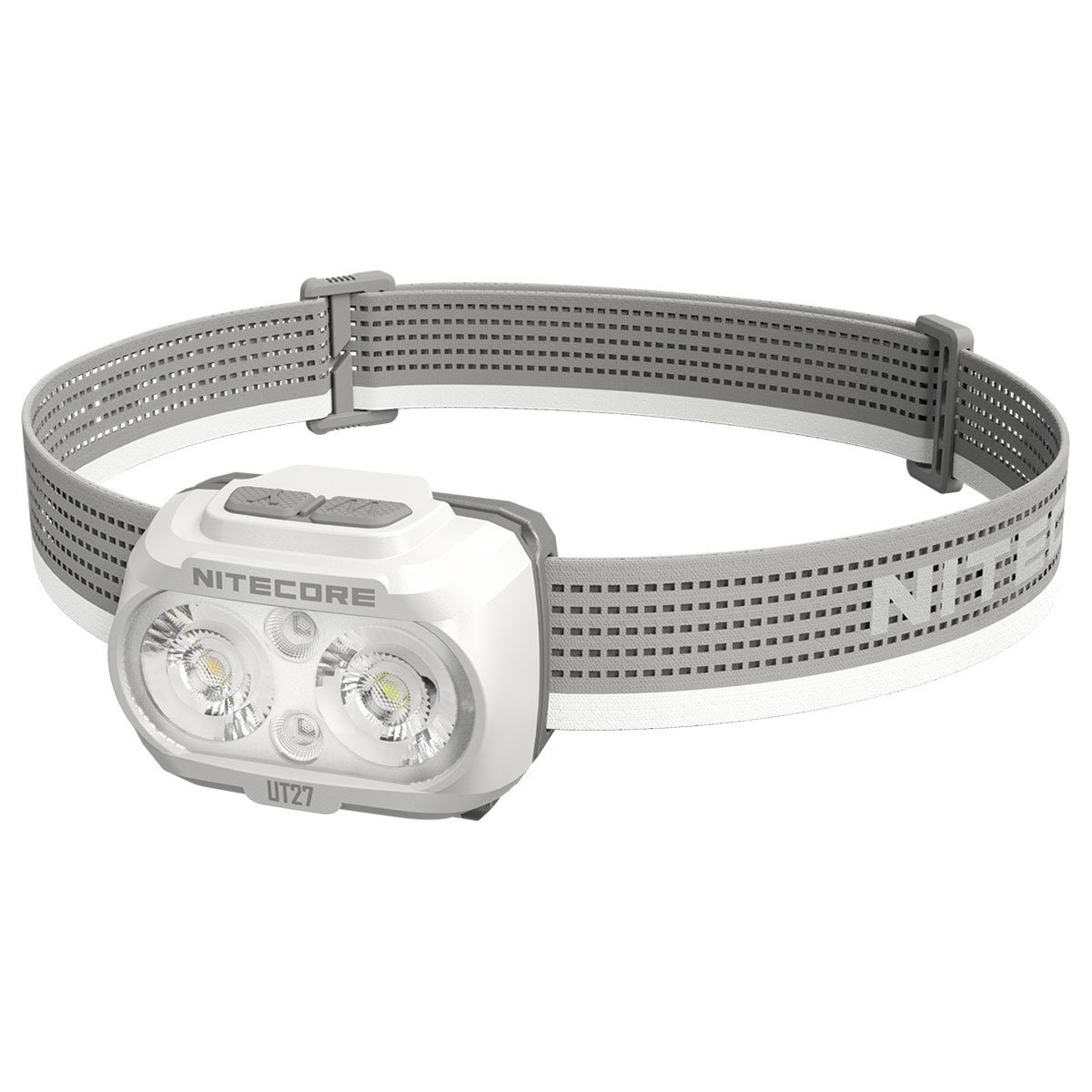 Nitecore LED Stirnlampe UT27 V2 Dual Power LED-Stirnlampe 800 Lumen titan white | Stirnlampen