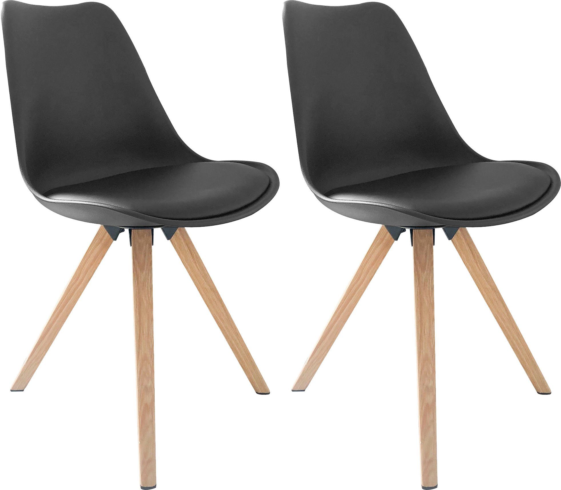 byLIVING Esszimmerstuhl Kira (2 St), Sitzschale günstig online kaufen