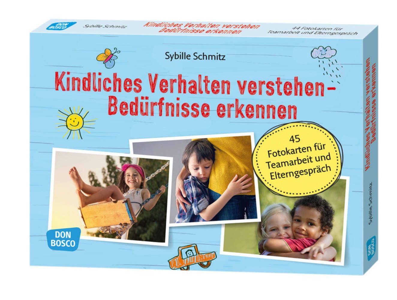 Kindliches Verhalten verstehen – Bedürfnisse erkennen / Sybille Schmitz, 45 Fotokarten für Teamarbeit und Elterngespräch