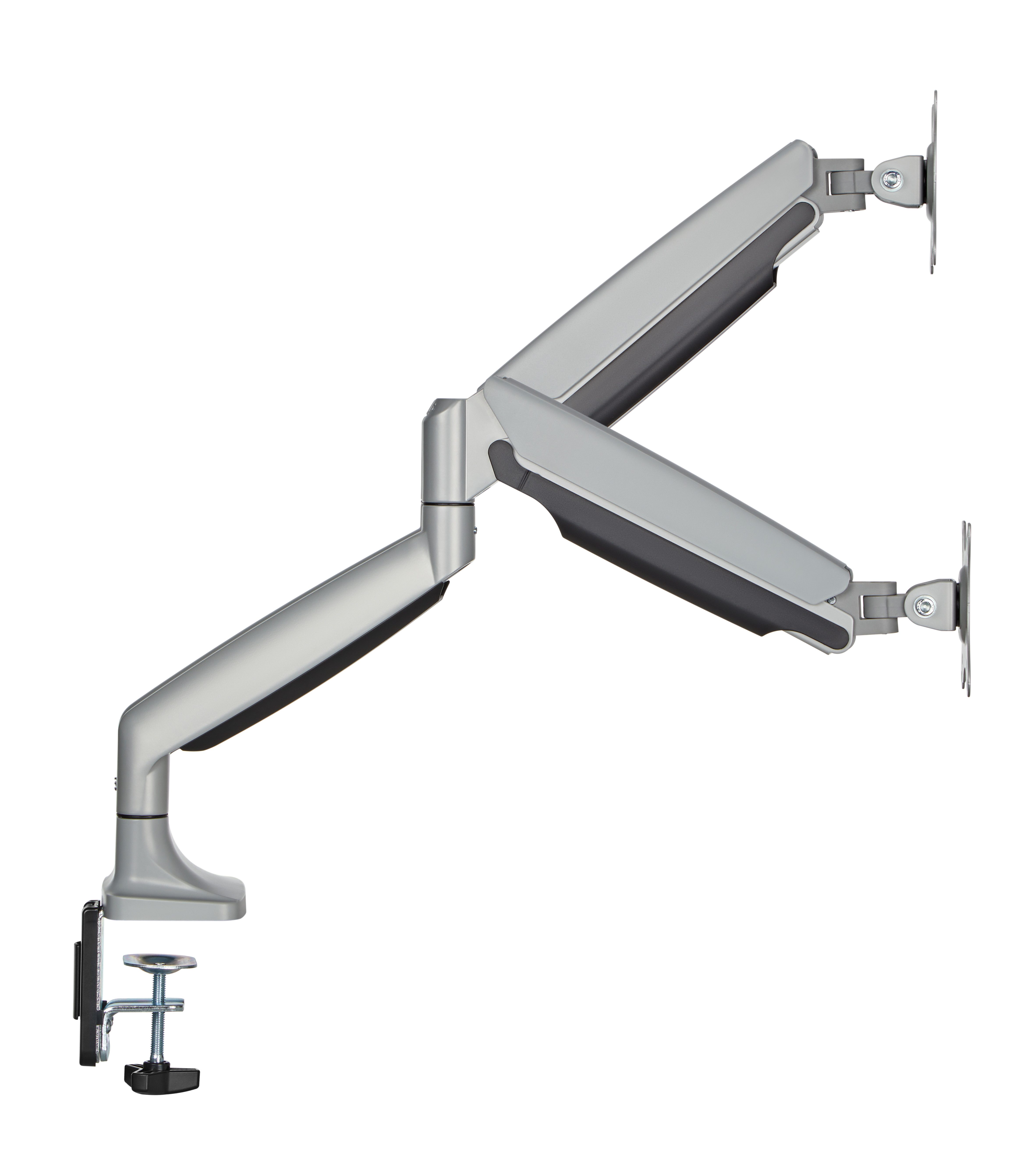 HALTERUNGSPROFI Monitor-Halterung Office-GS324A, (bis 35 Zoll, Dual Monitor Halterung Aluminium, bis 2x 35 Zoll VESA 75 100) – Bild 5 von 5