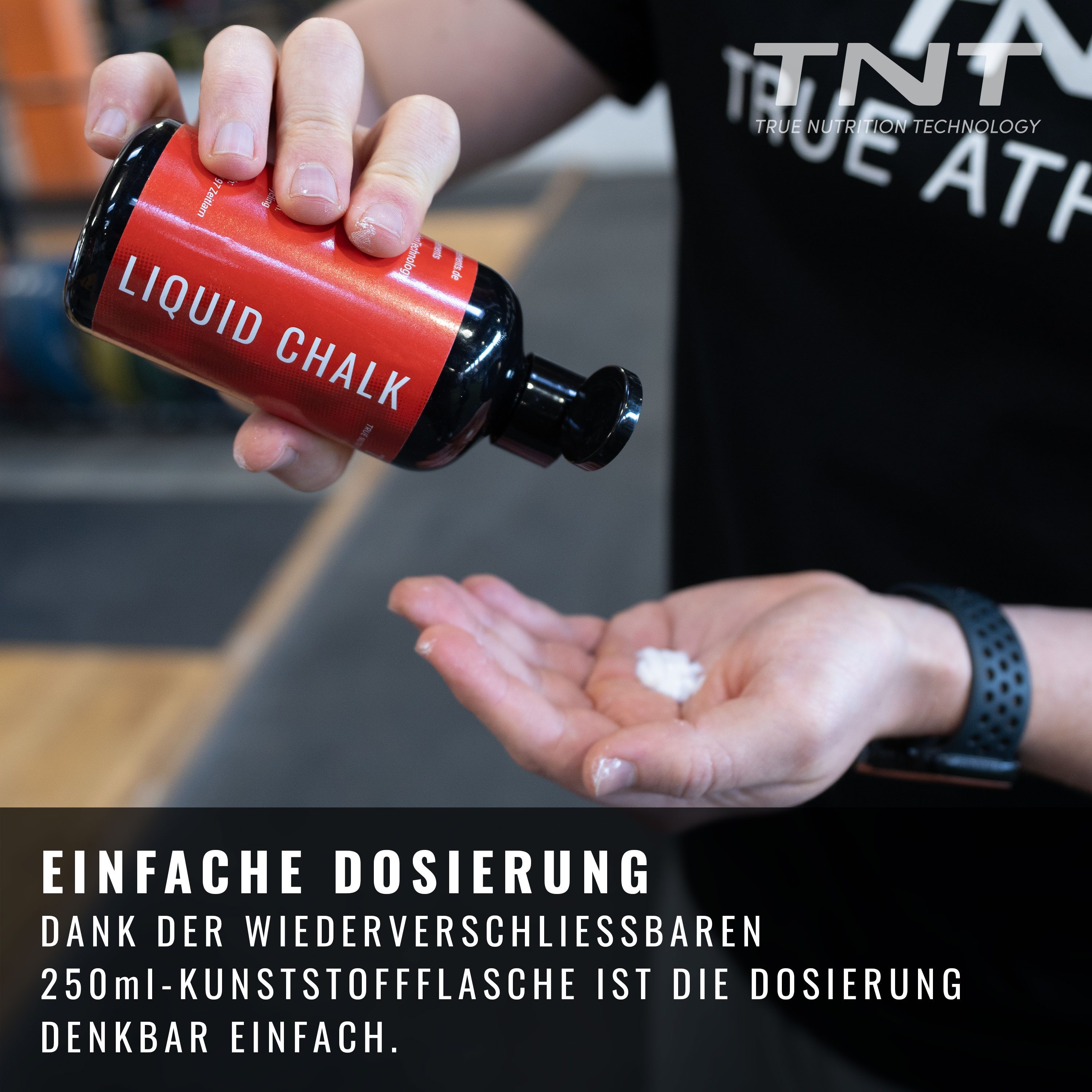 TNT (True Nutrition Technology) Grip-Pulver TNT Liquid Chalk - Hochreines Magnesiumcarbonat. Flüssigkreide., hinterlässt keine Flecken, vielseitig einsetzbar