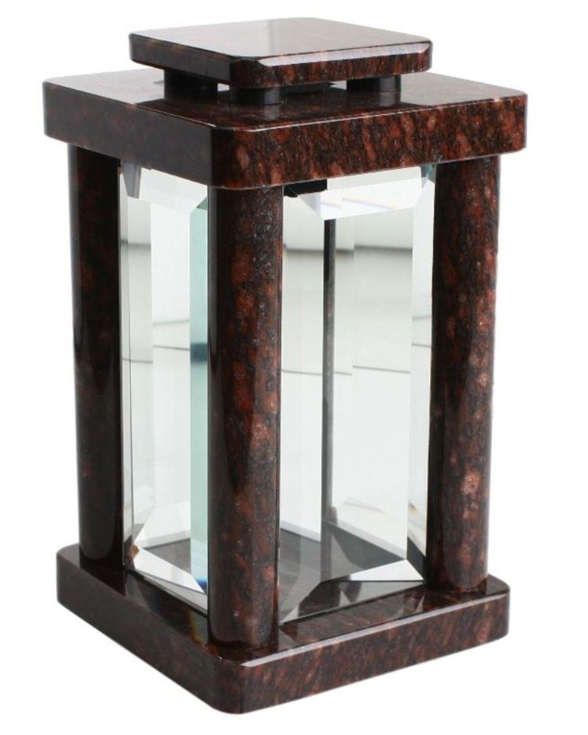 KOKA Dekoobjekt Grab-Lampe Granit Star Ruby Friedhofs-Laterne, (1 St), Grab günstig online kaufen