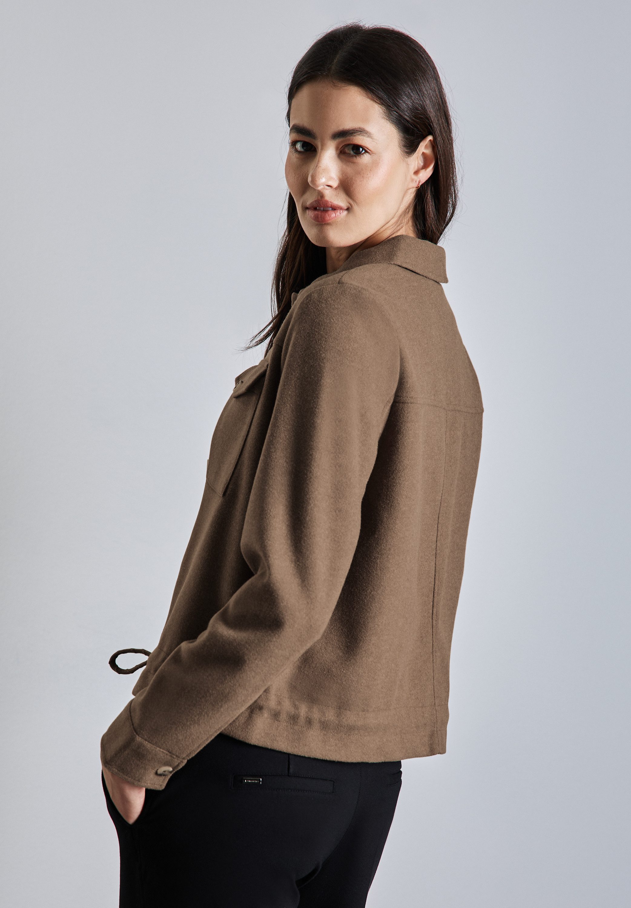 STREET ONE Kurzjacke mit Tunnelzug am günstig online kaufen