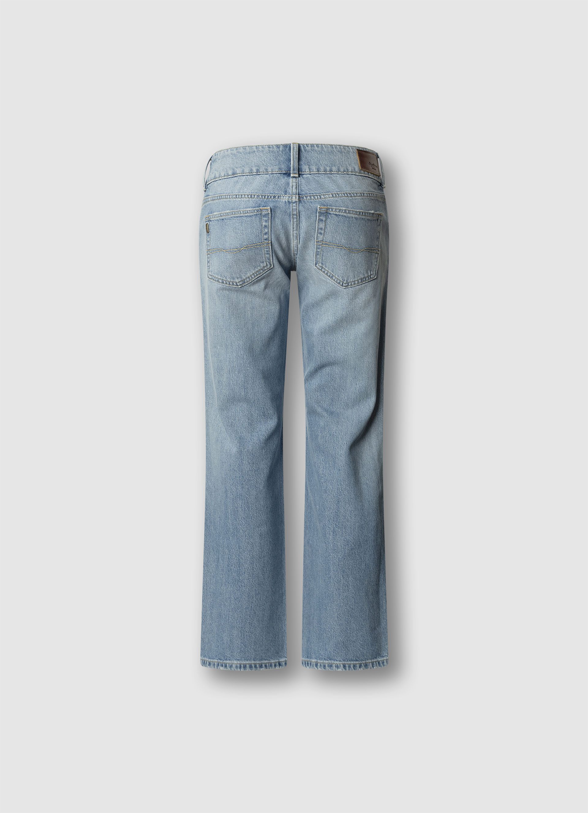 Pepe Jeans Gerade Jeans STRAIGHT JEANS LW mit doppeltem Knopfverschluss