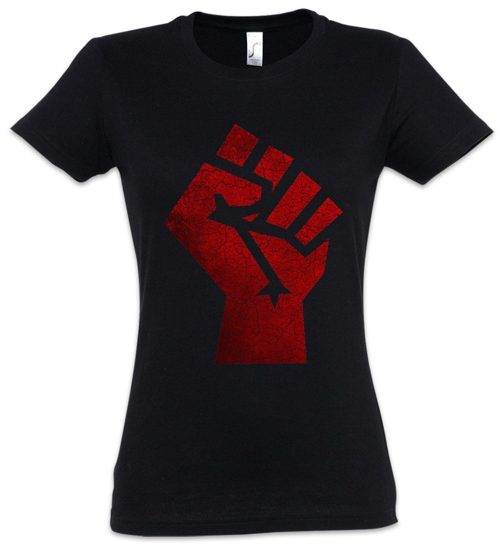 Urban Backwoods Print-Shirt Raised Fist Damen günstig online kaufen