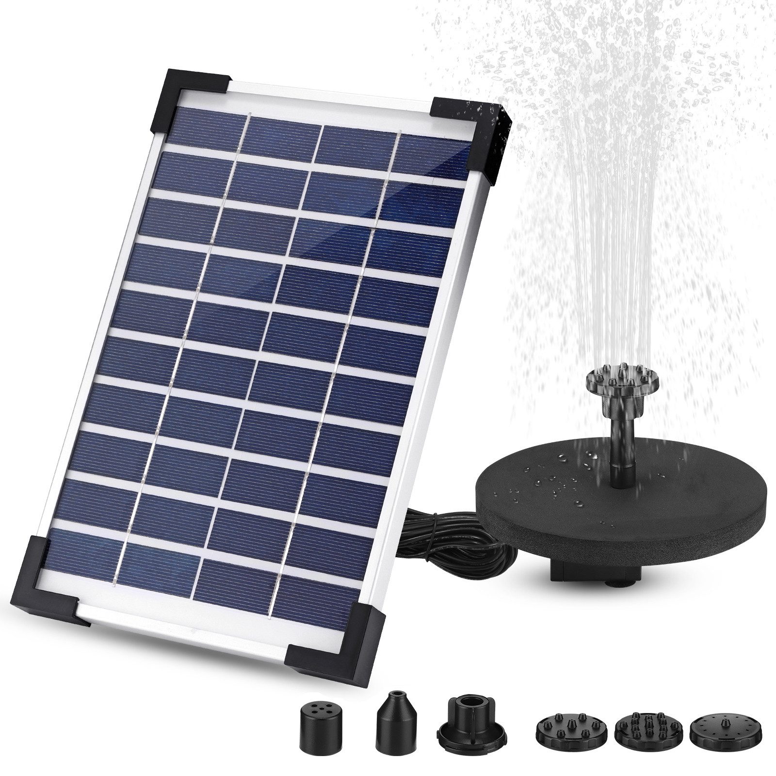 BlingBin Solarpumpe 5W Solar Springbrunnen Gartenbrunnen günstig online kaufen
