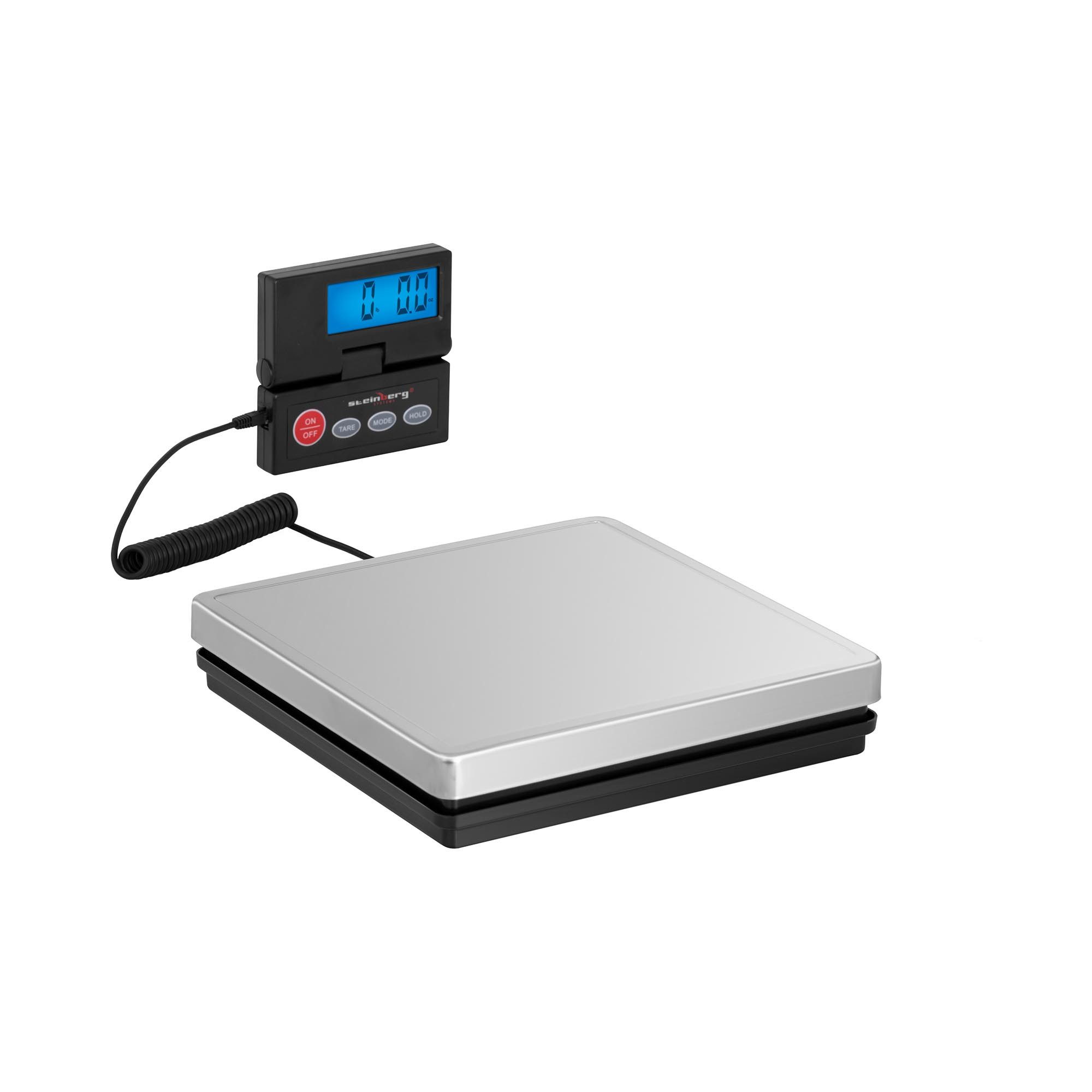 Präzisionswaage 50 kg/ 10 g Paketwaage digital Bodenwaage Versandwaage Industrie 25x25