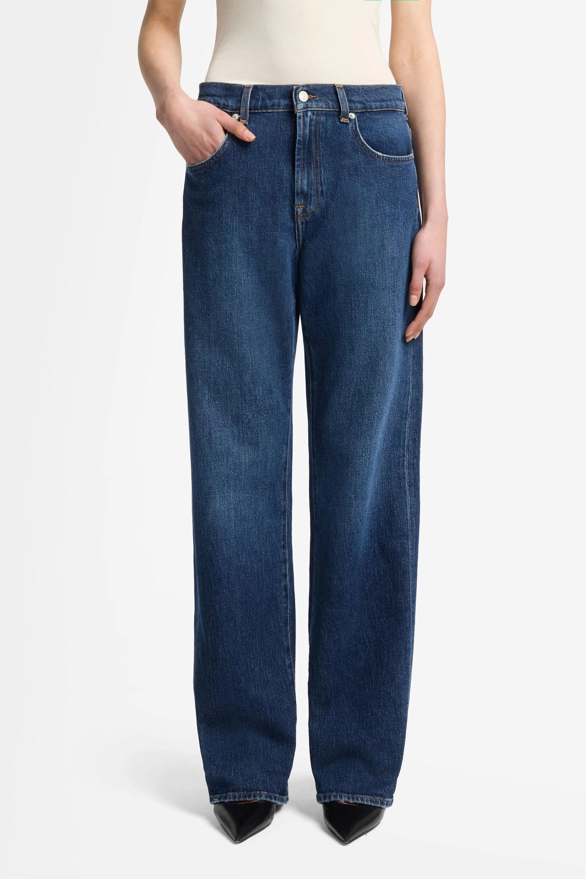 SEVEN FOR ALL MANKIND 5-Pocket-Jeans SEVEN FOR ALL MANKIND Jeans TESS High Waist - Dunkelblau
