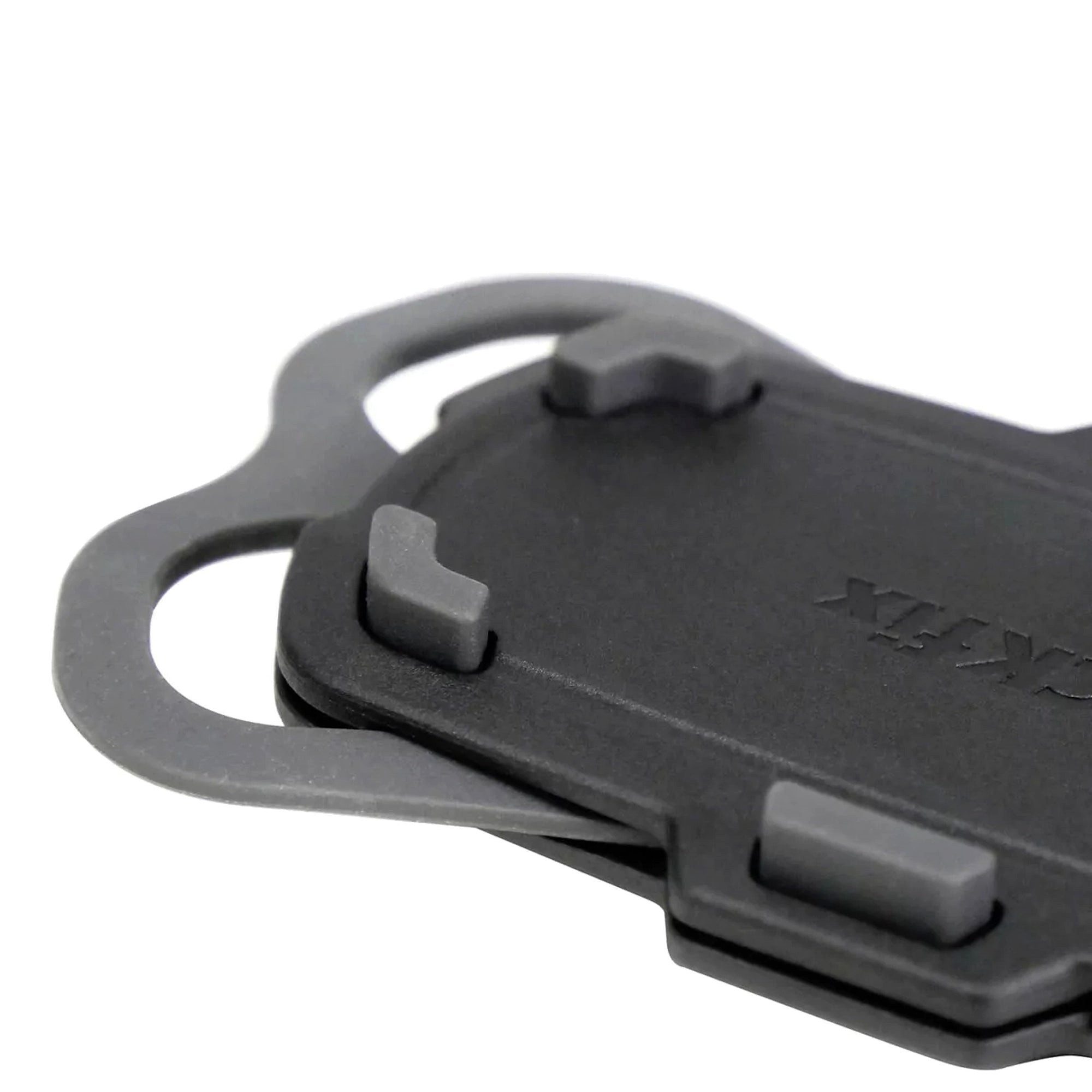 KlickFix PhonePad Smartphone-Halterung inkl. Quad Mini Adapter 11 cm (black) Adapter