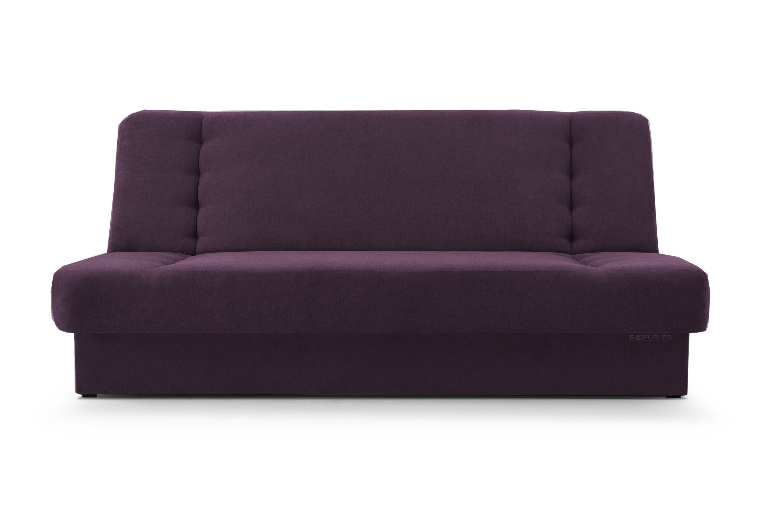 MOEBLO Schlafsofa Cyprus, Sofa Kippsofa Klappsofa Clic-Clack Couch für Wohnzimmer Federkern Sofagarnitur Polstersofa - 192x85x92 cm -, mit Bettkasten und Schlaffunktion