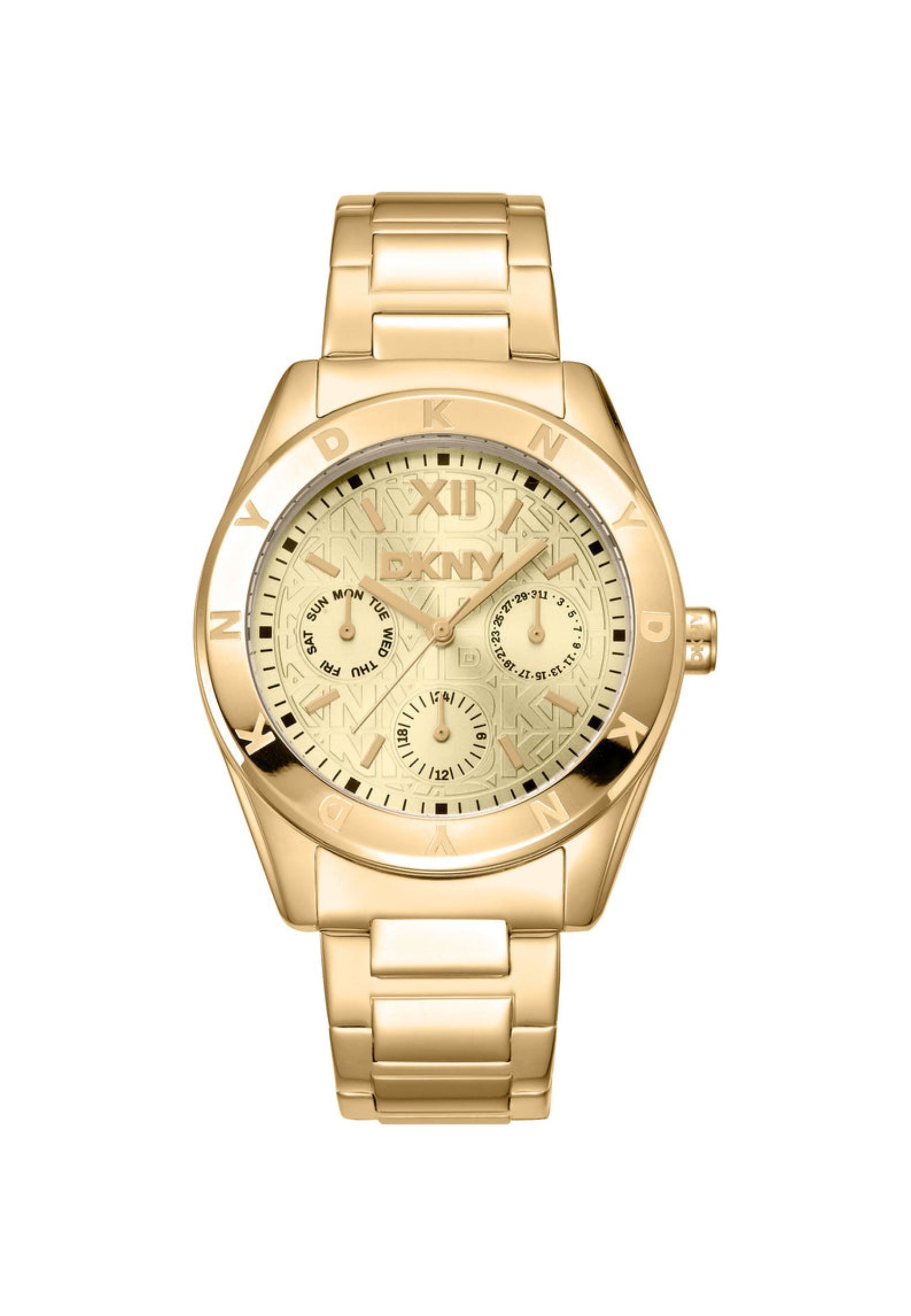 DKNY Quarzuhr Chambers Multi Sport - Gold, (Set)